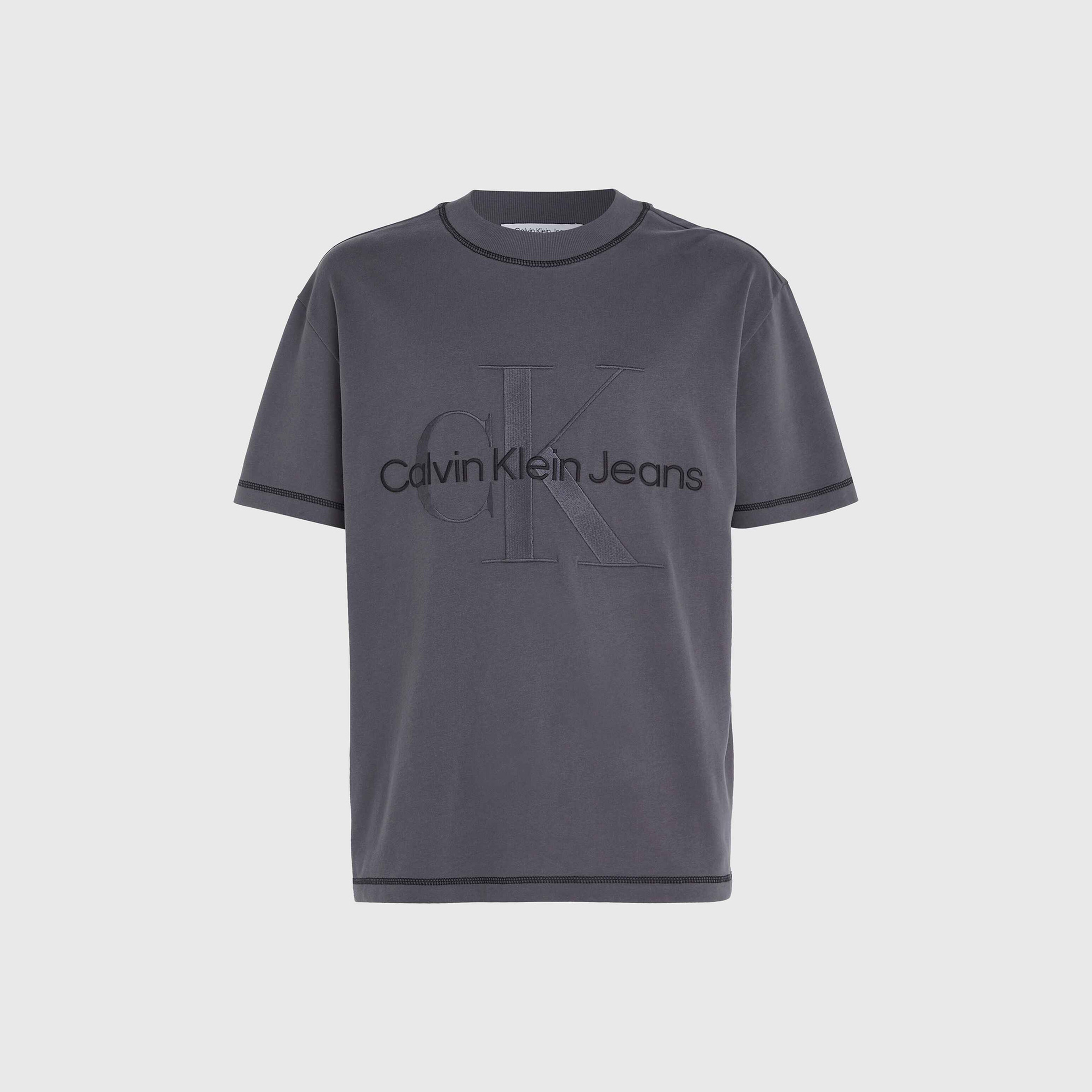 Calvin Klein Erkek Gri Tshirt