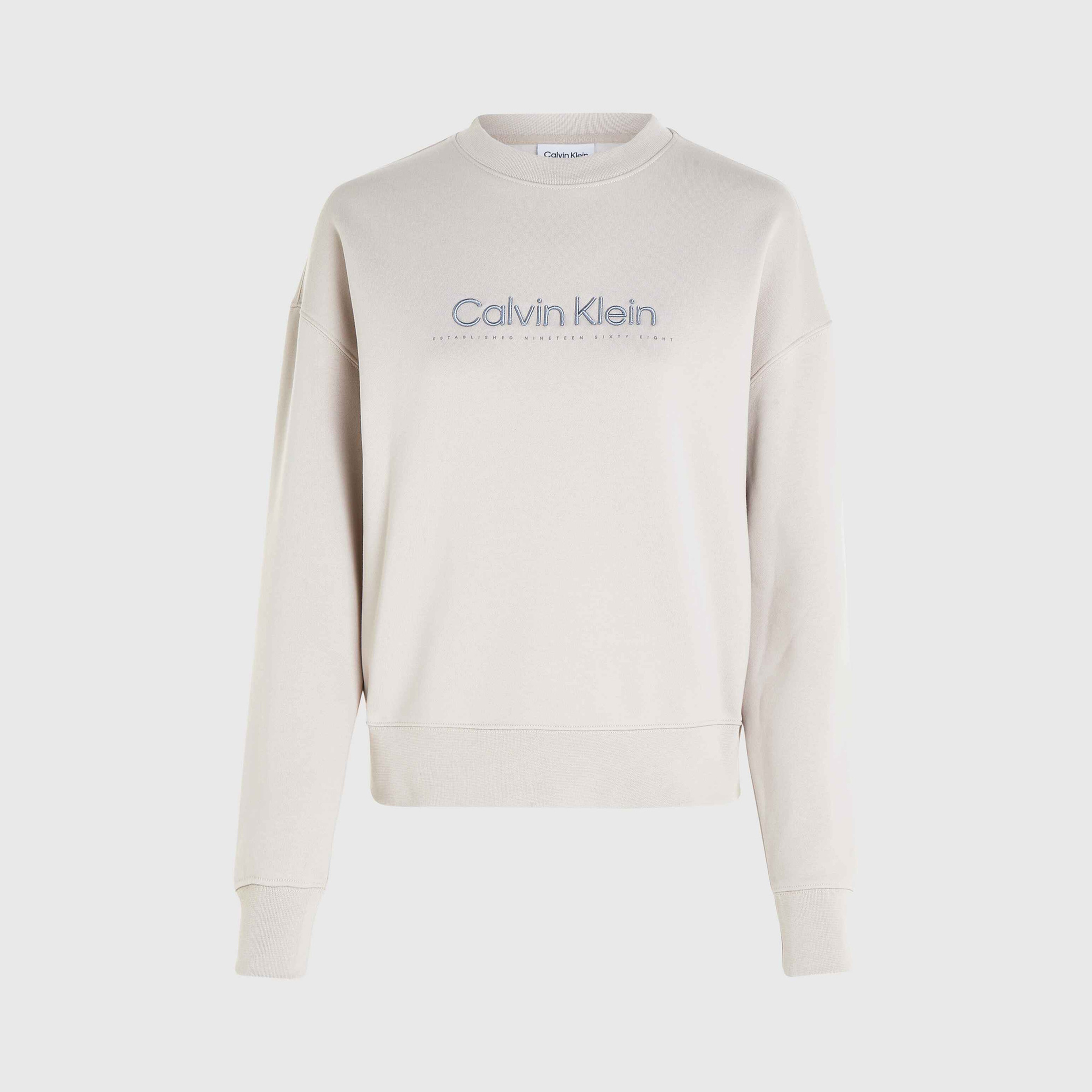 Calvin Klein Kadın Gri Sweatshirt