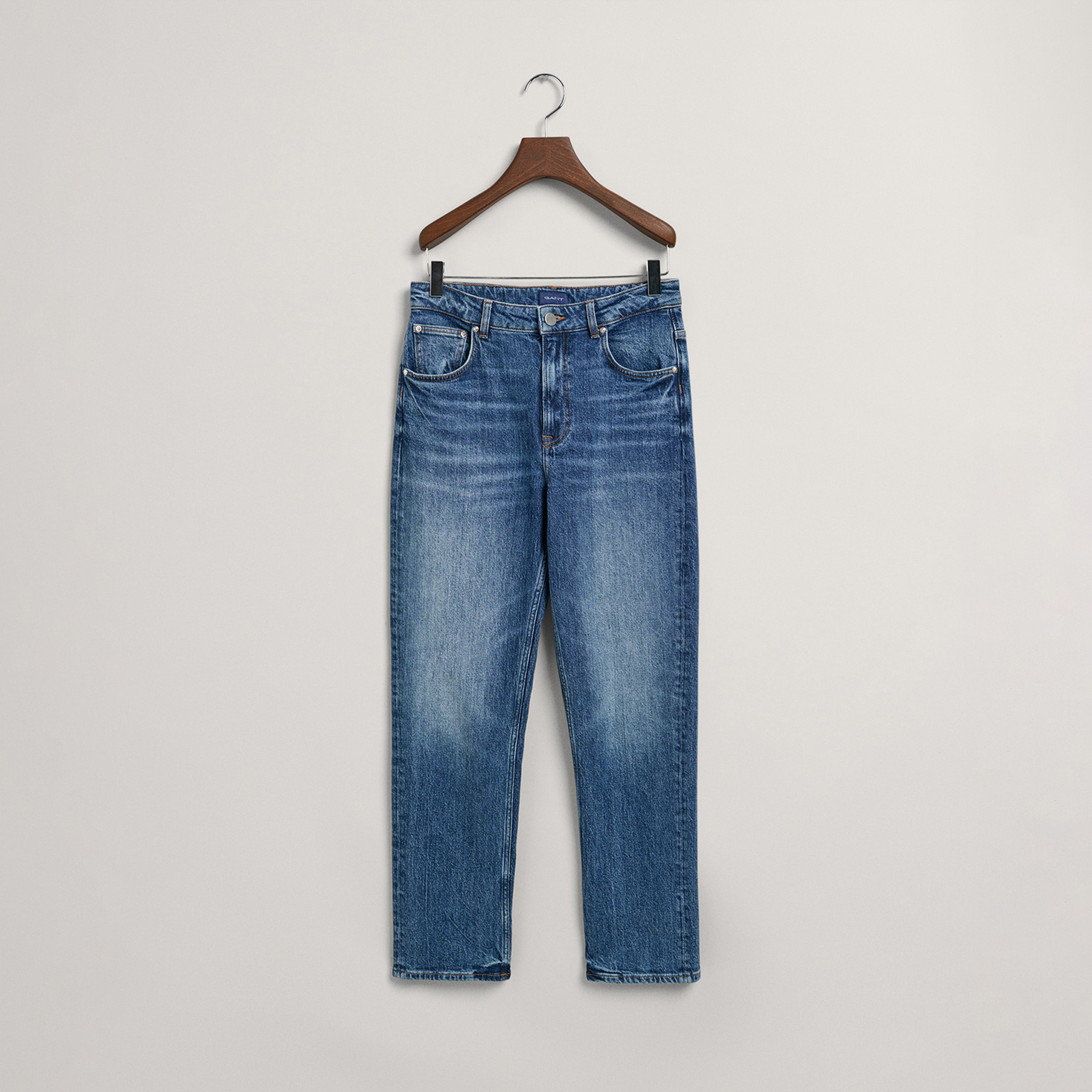 GANT Kadın Mavi Slim Fit Jean Pantolon