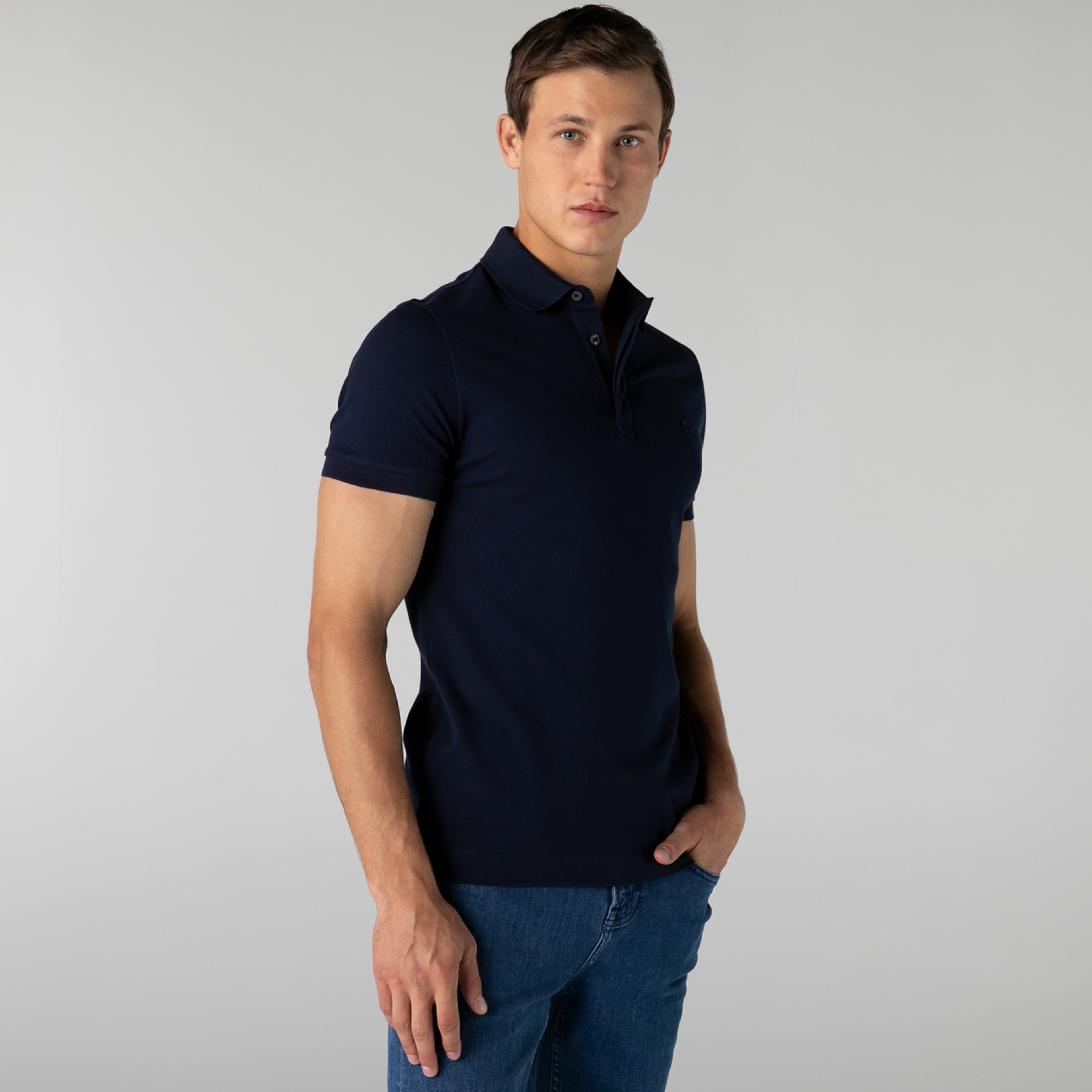 Erkek Regular Fit Lacivert Paris Polo