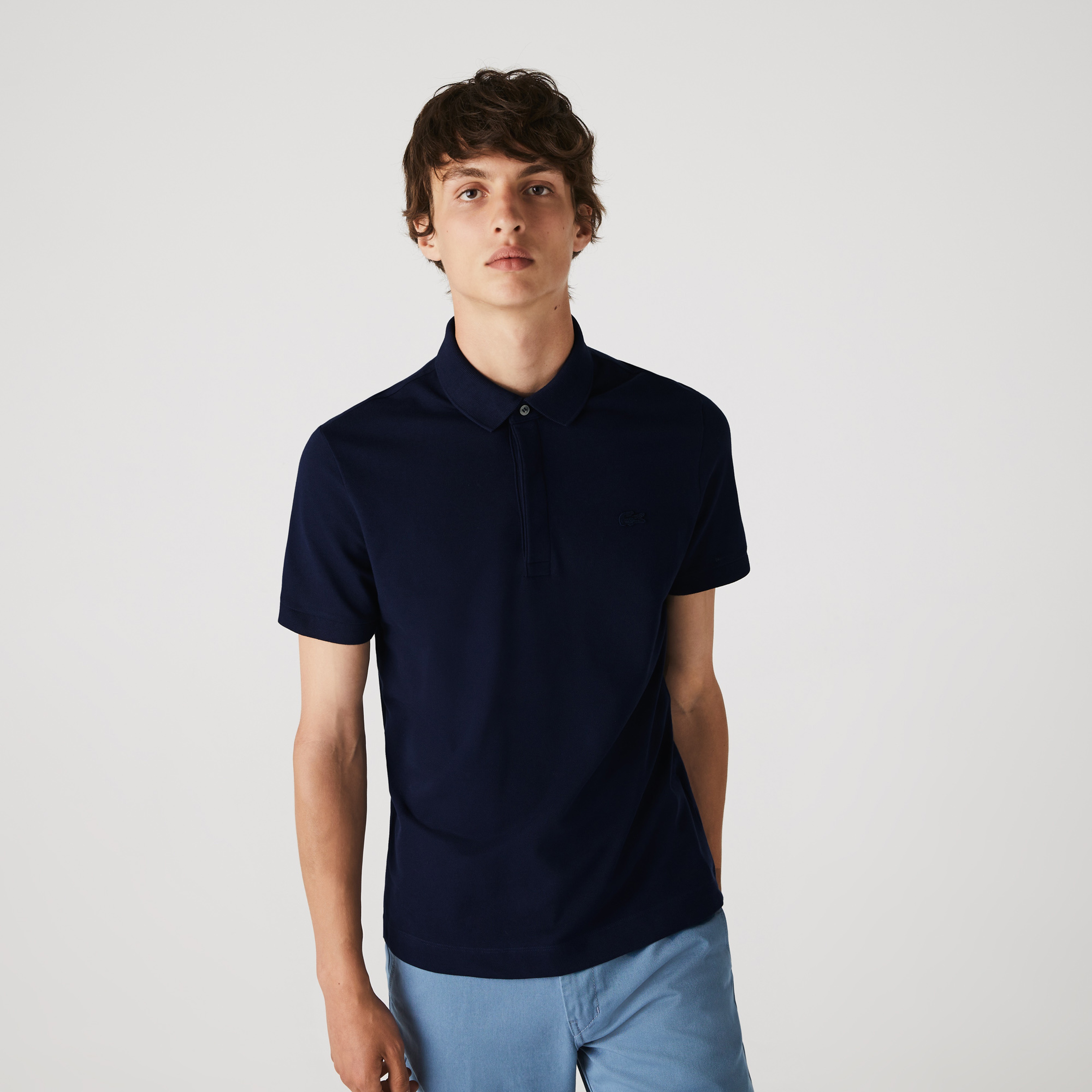 Erkek Regular Fit Lacivert Paris Polo