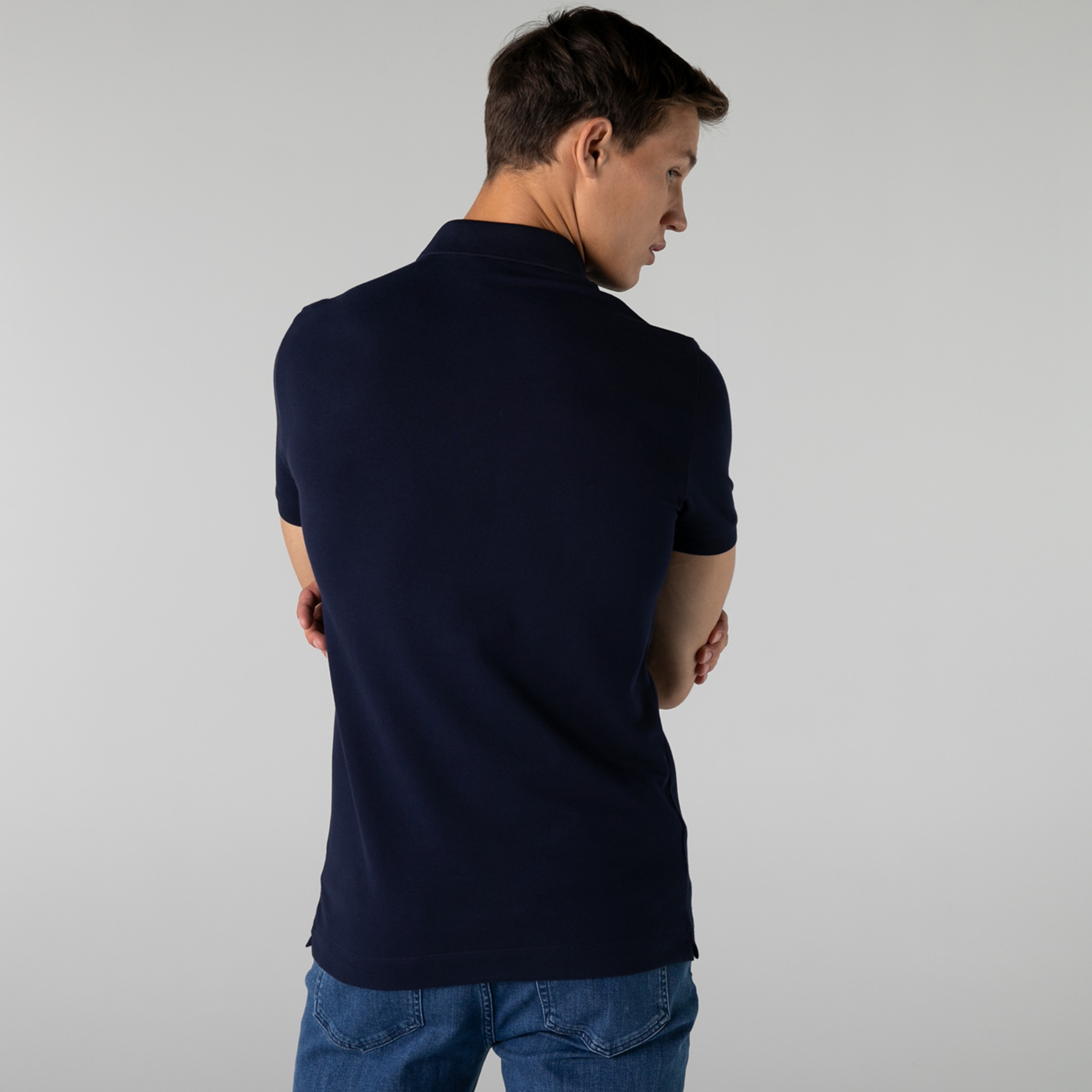 Erkek Regular Fit Lacivert Paris Polo