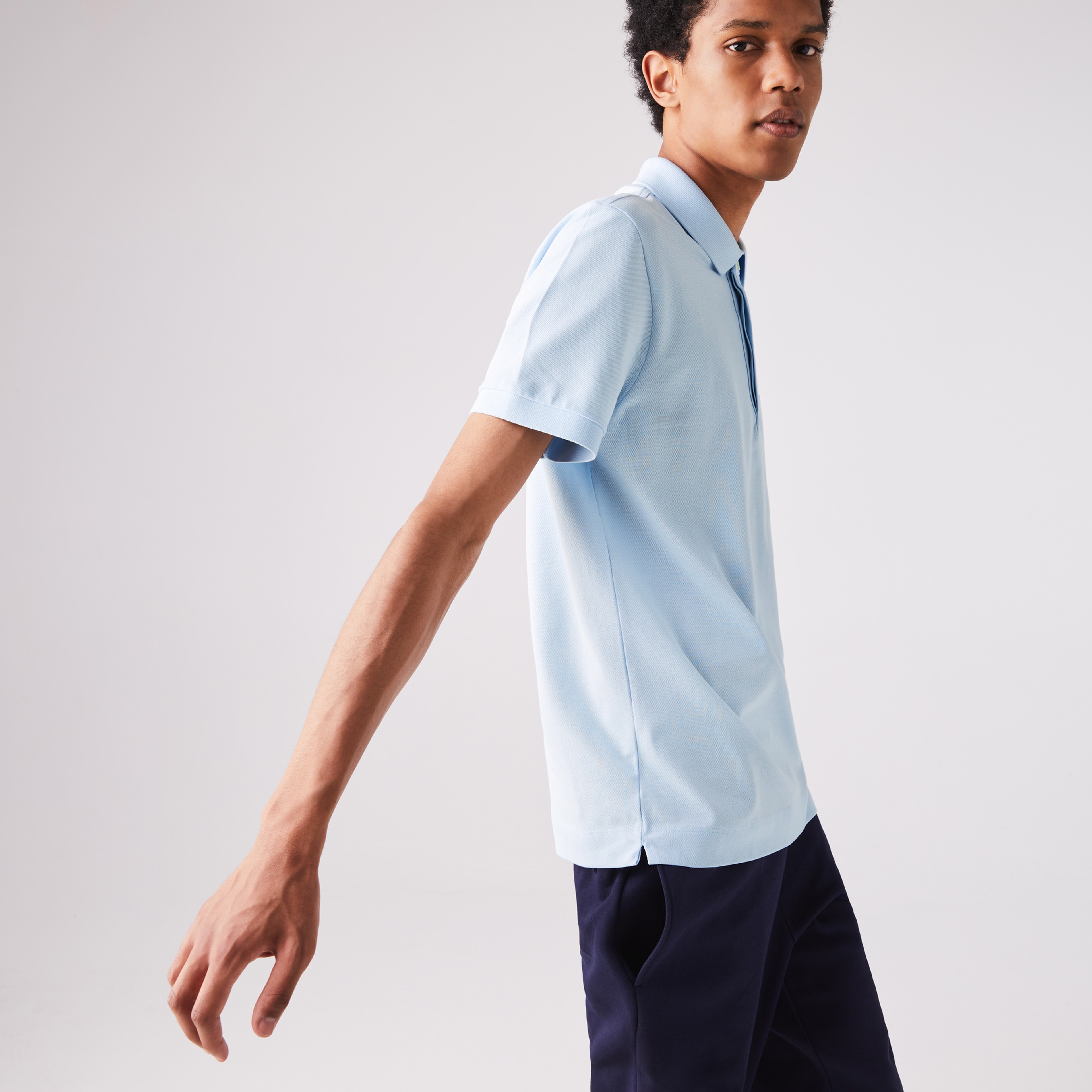 Erkek Regular Fit Açık Mavi Paris Polo