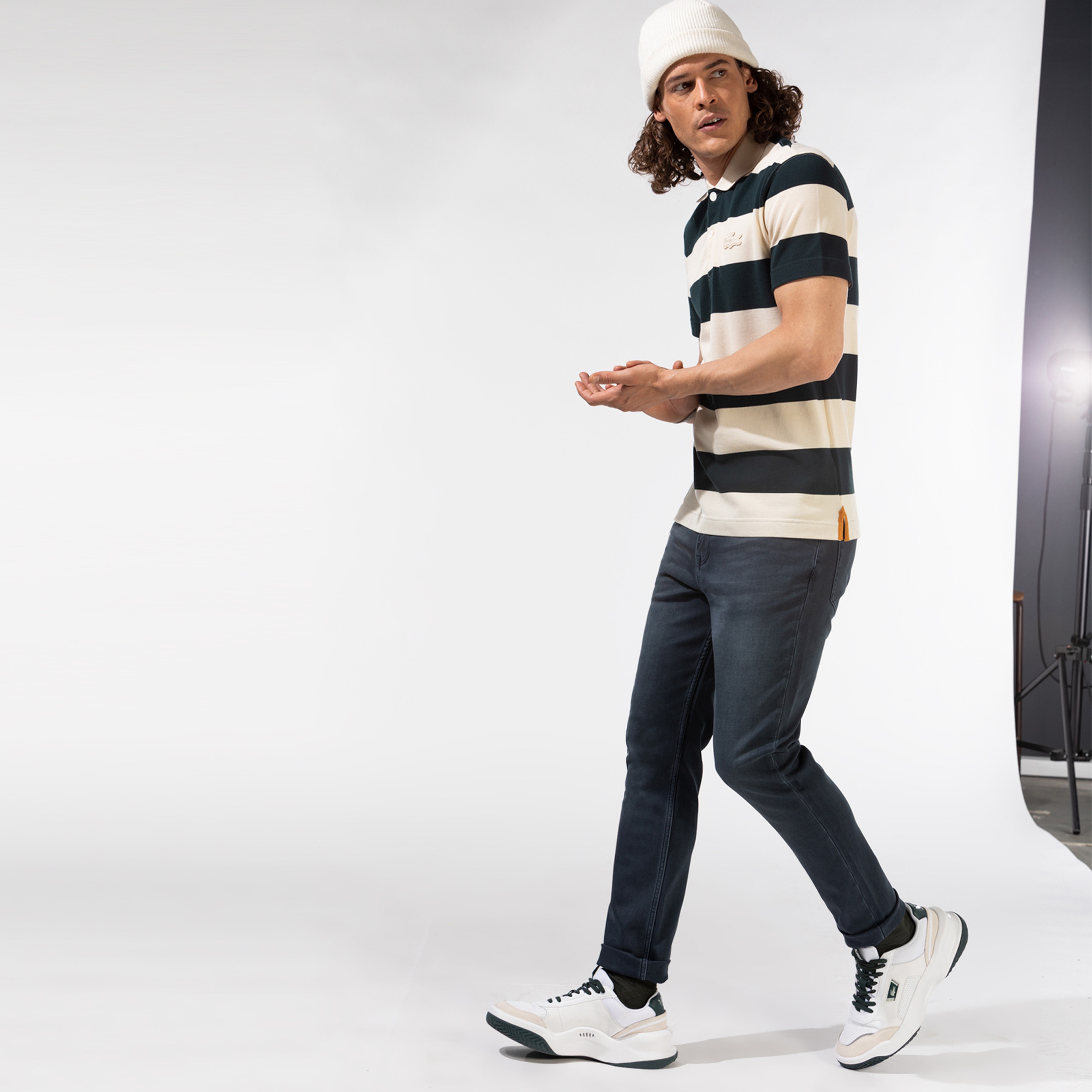 Erkek Slim Fit Mavi Jean Pantolon