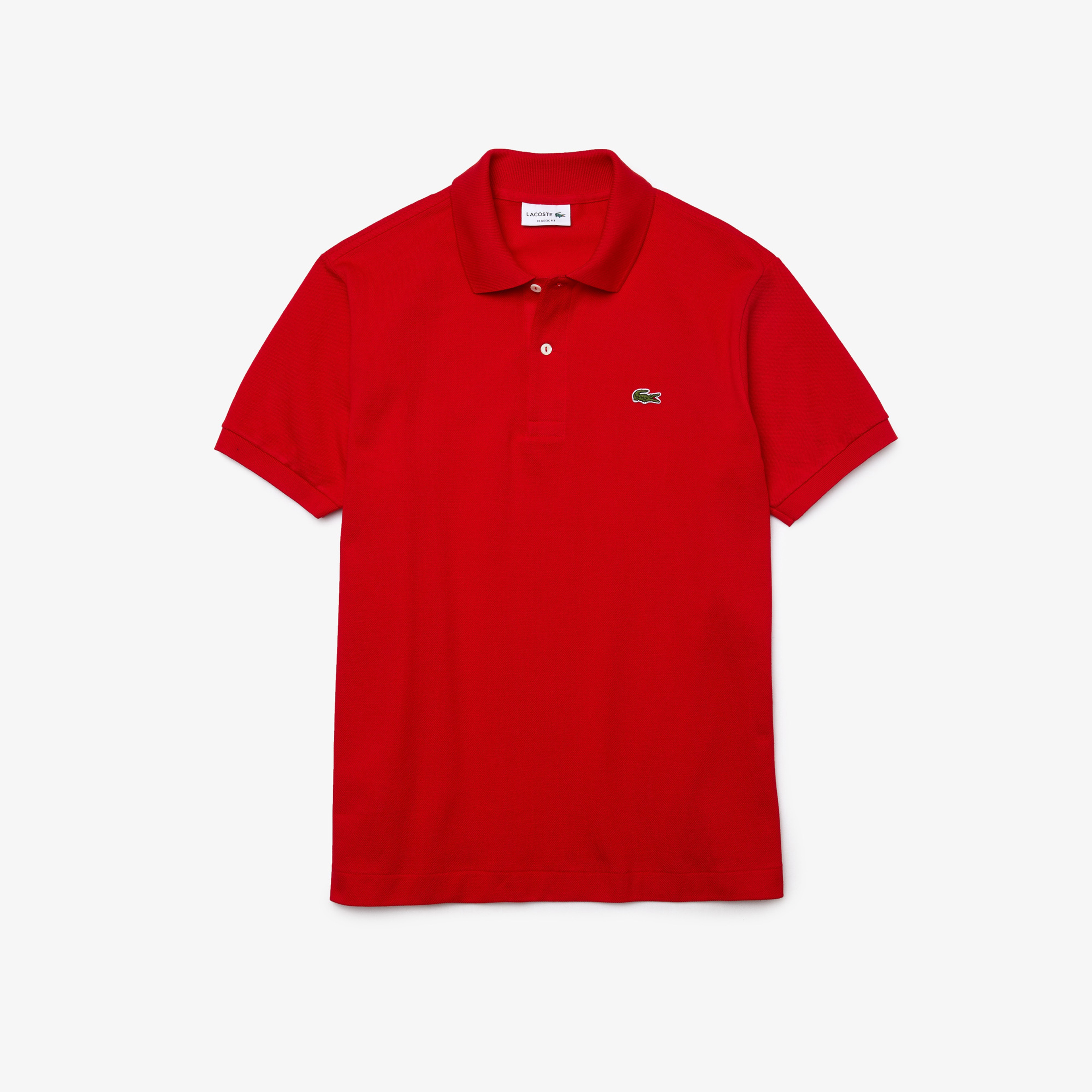 L.12.12 Erkek Classic Fit Kırmızı Polo