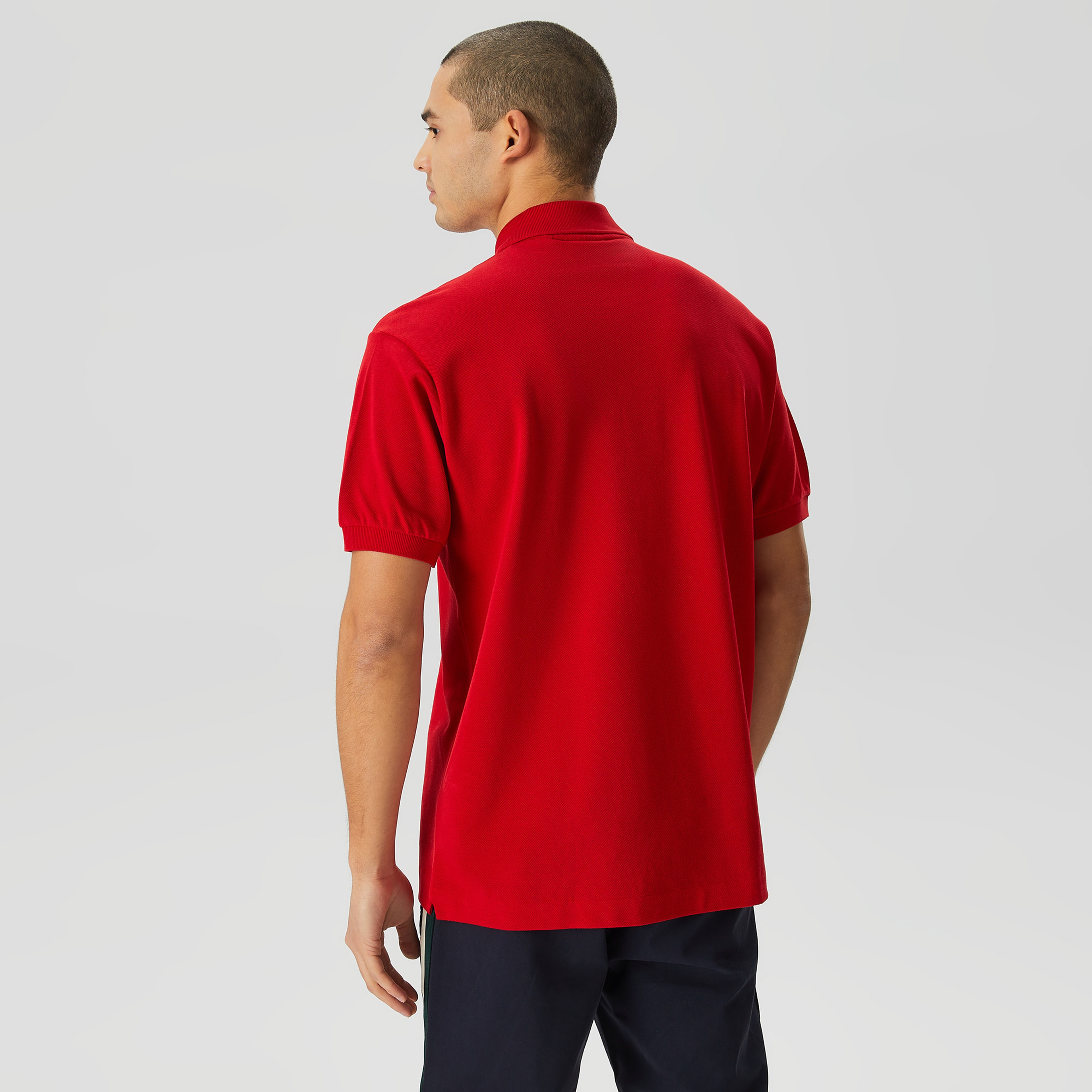 L.12.12 Erkek Classic Fit Kırmızı Polo