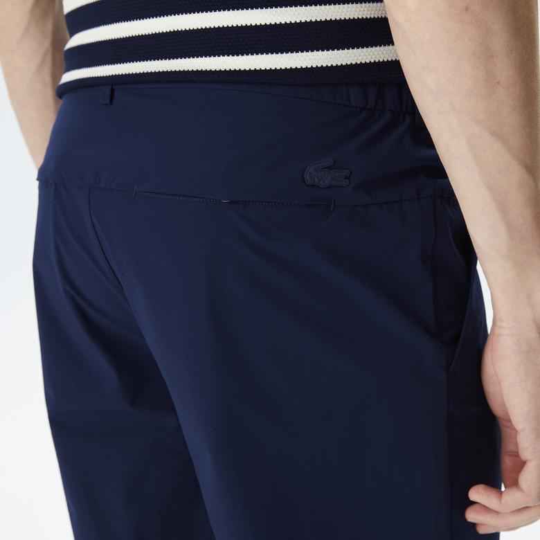 Erkek Slim Fit Lacivert Bermuda