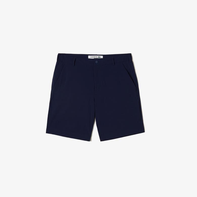 Erkek Slim Fit Lacivert Bermuda