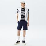 Erkek Slim Fit Lacivert Bermuda