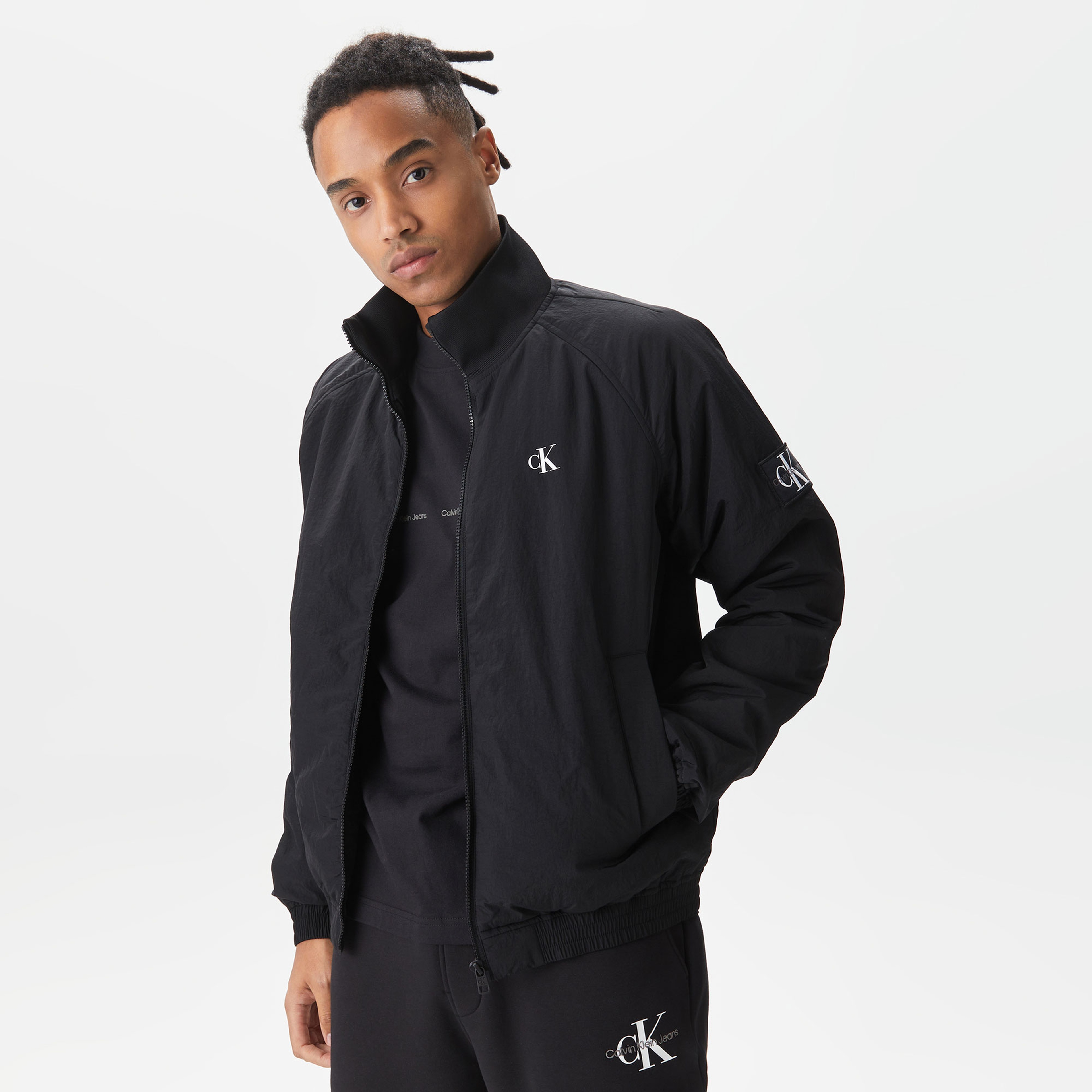 Calvin Klein Erkek Siyah Mont