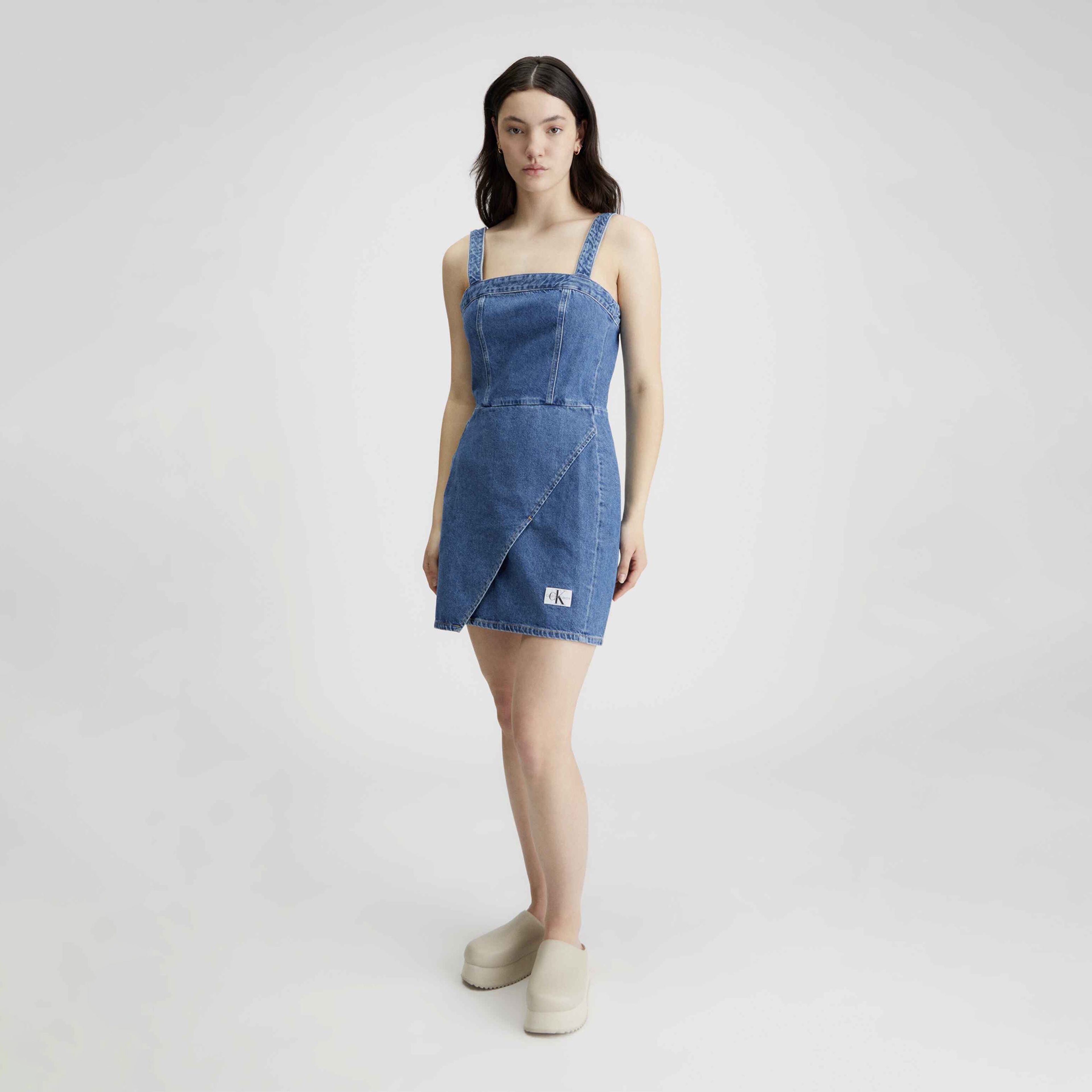 Calvin Klein Kadın Mavi Elbise