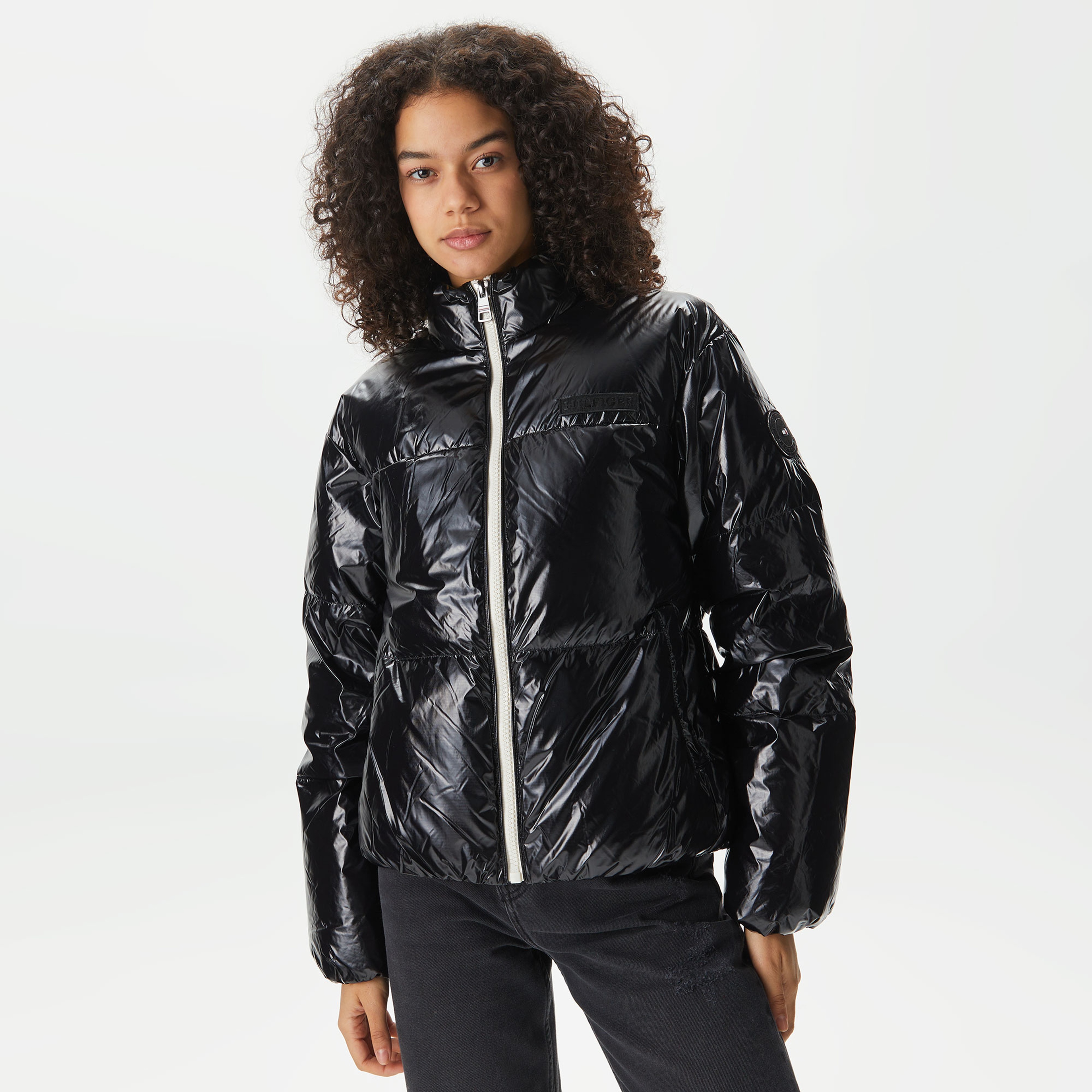 Tommy Hilfiger Kadın Siyah Mont