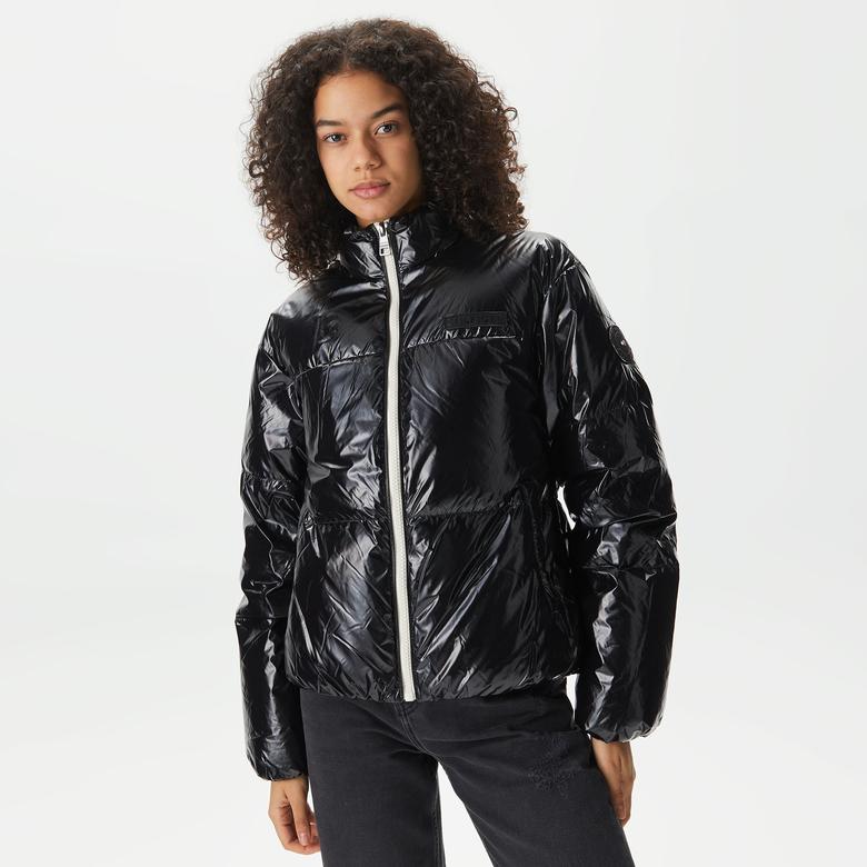 Tommy Hilfiger Kadın Siyah Mont