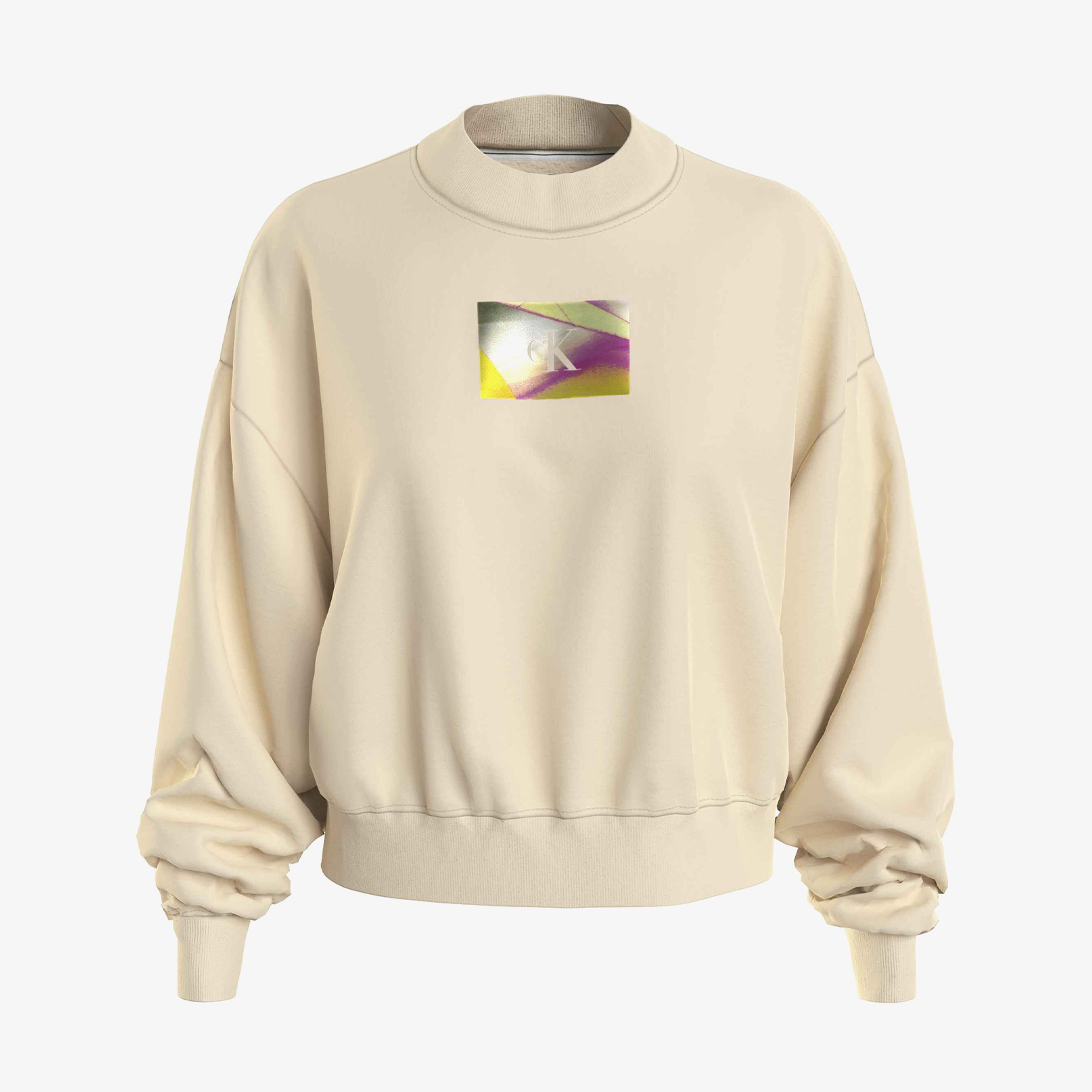 Calvin Klein Kadın Sarı Sweatshirt