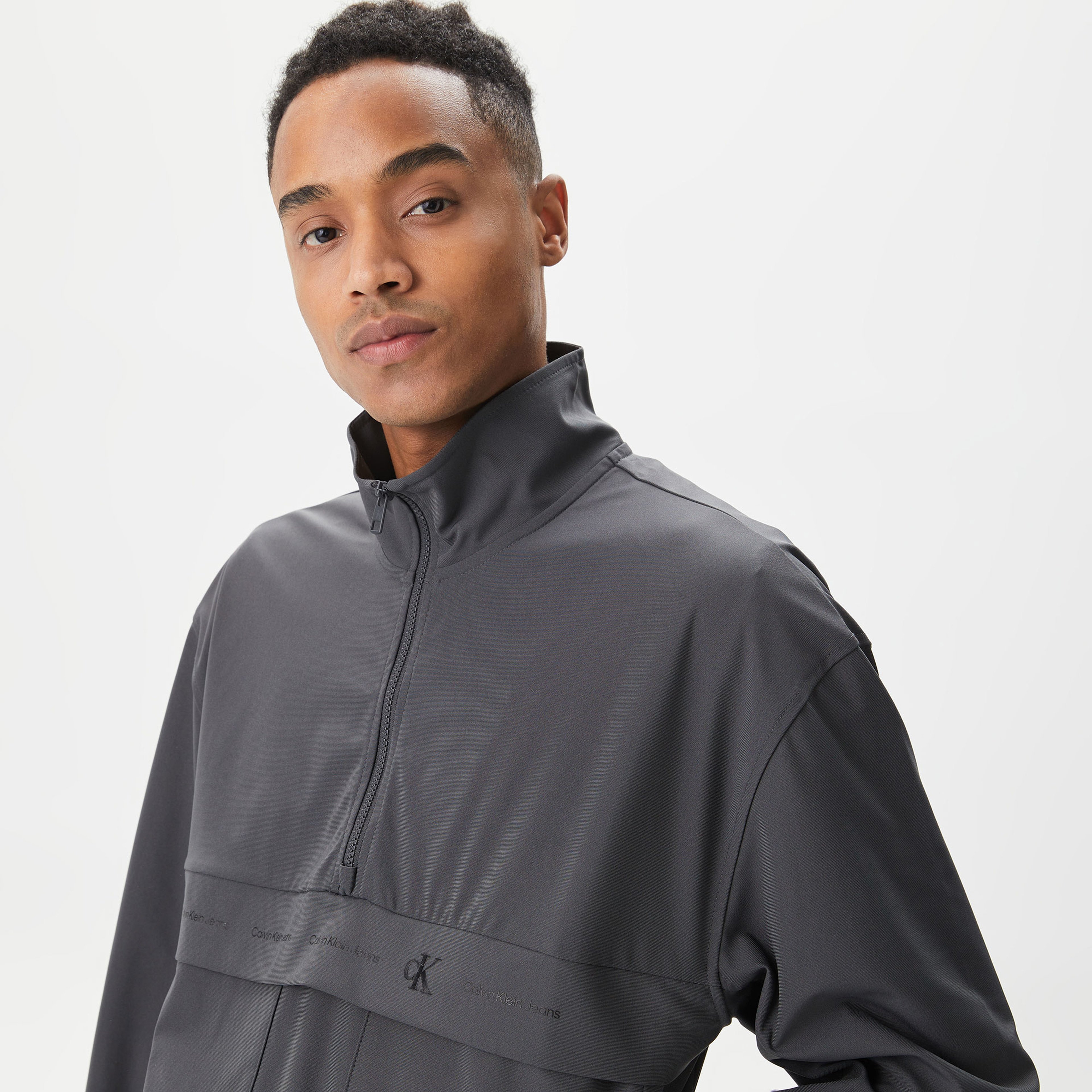 Calvin Klein Erkek Gri Sweatshirt