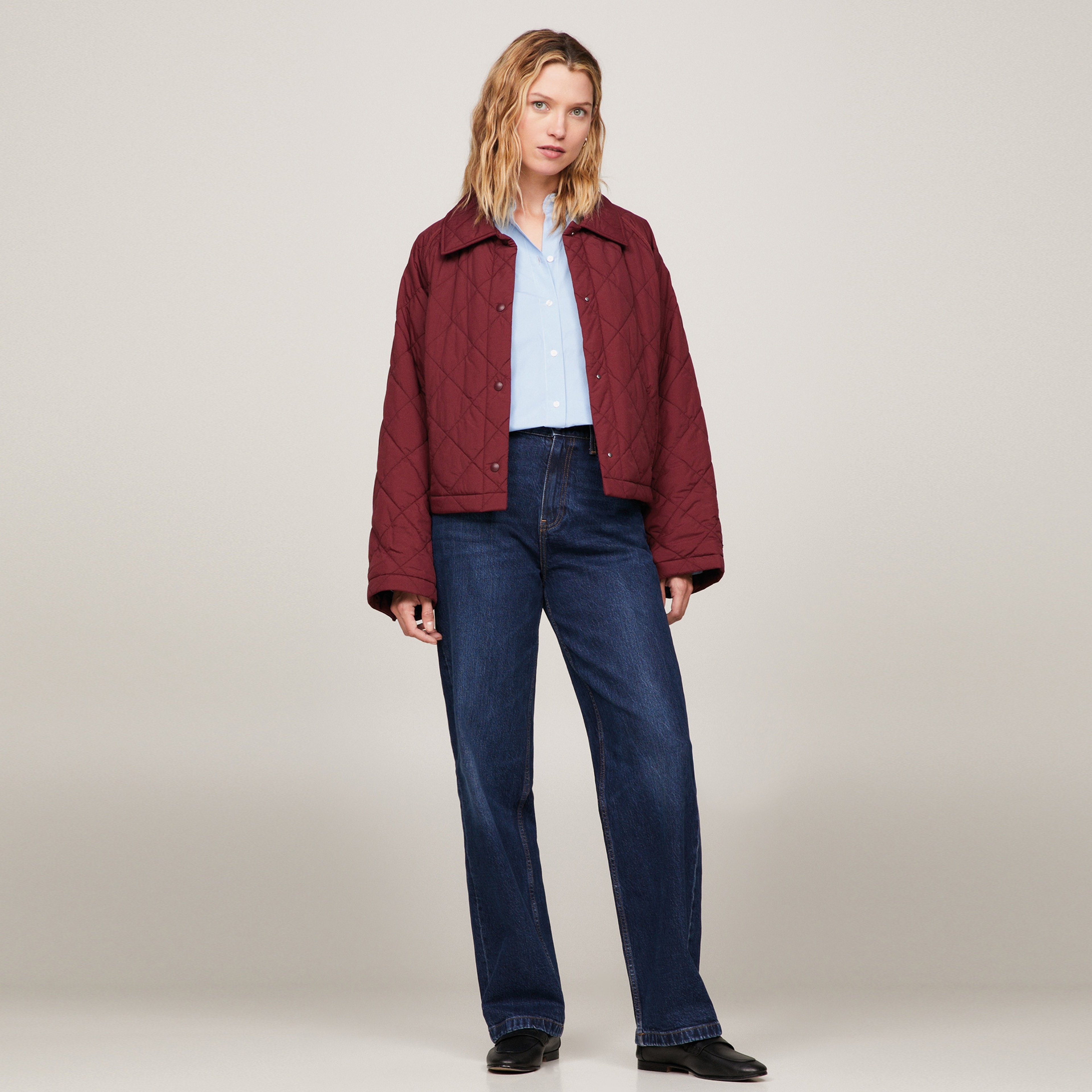 Tommy Hilfiger Kadın Mor Mont