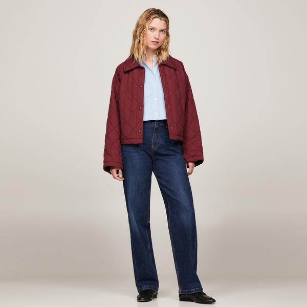 Tommy Hilfiger Kadın Mor Mont