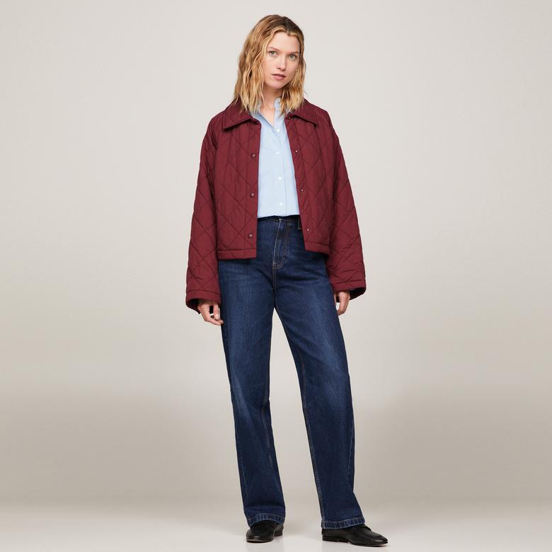 Tommy Hilfiger Kadın Mor Mont