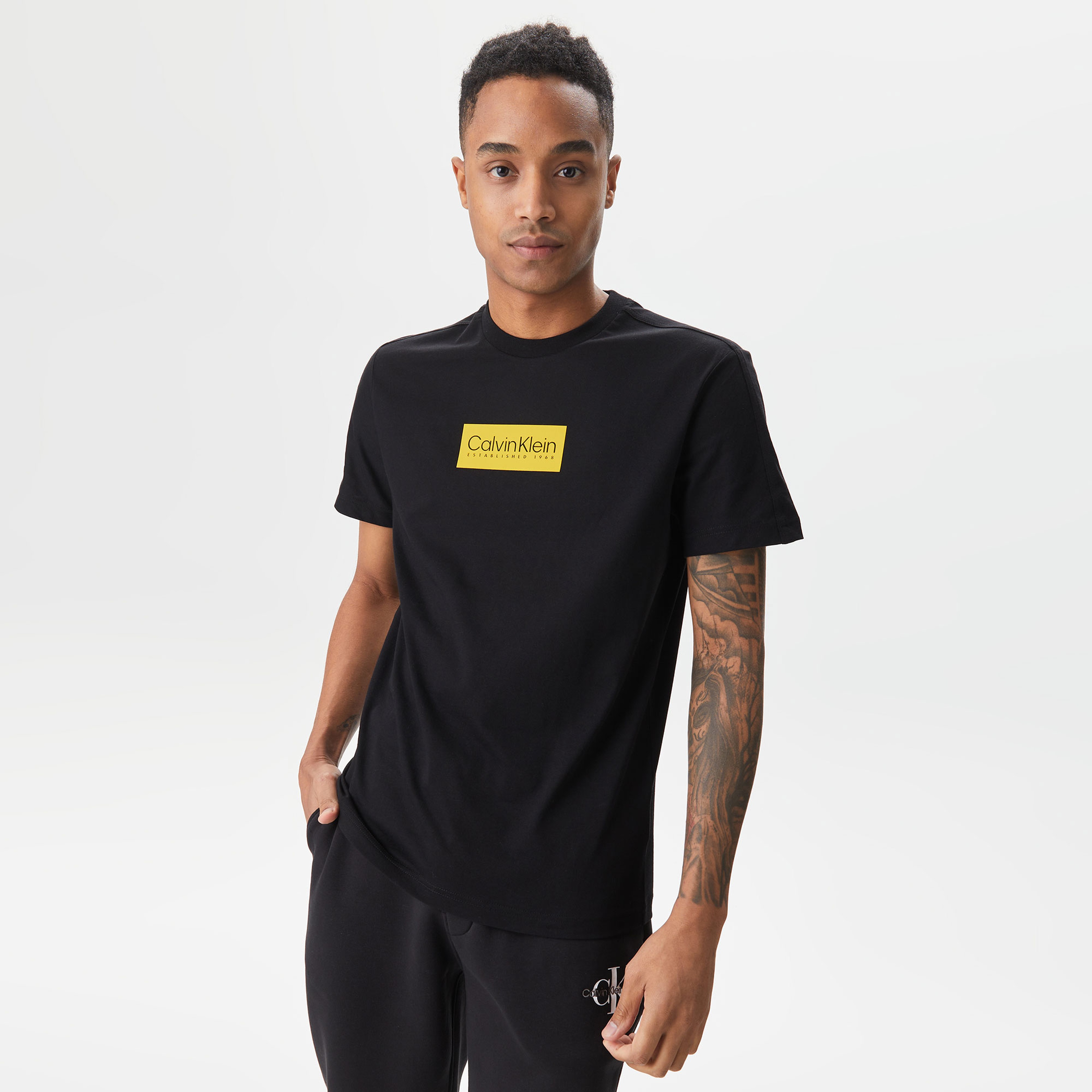 Calvin Klein Erkek Siyah Tshirt