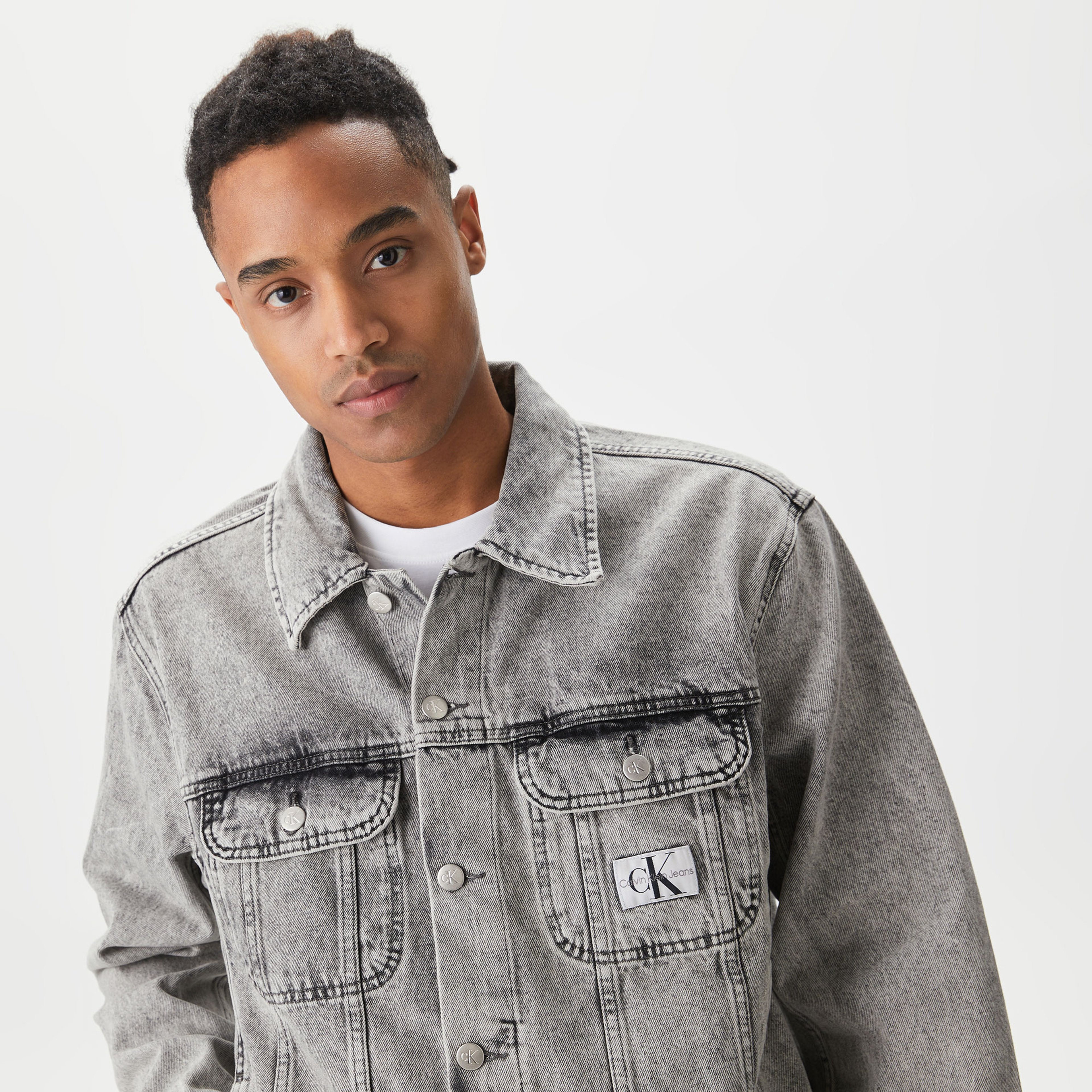 Calvin Klein Erkek Mavi Ceket