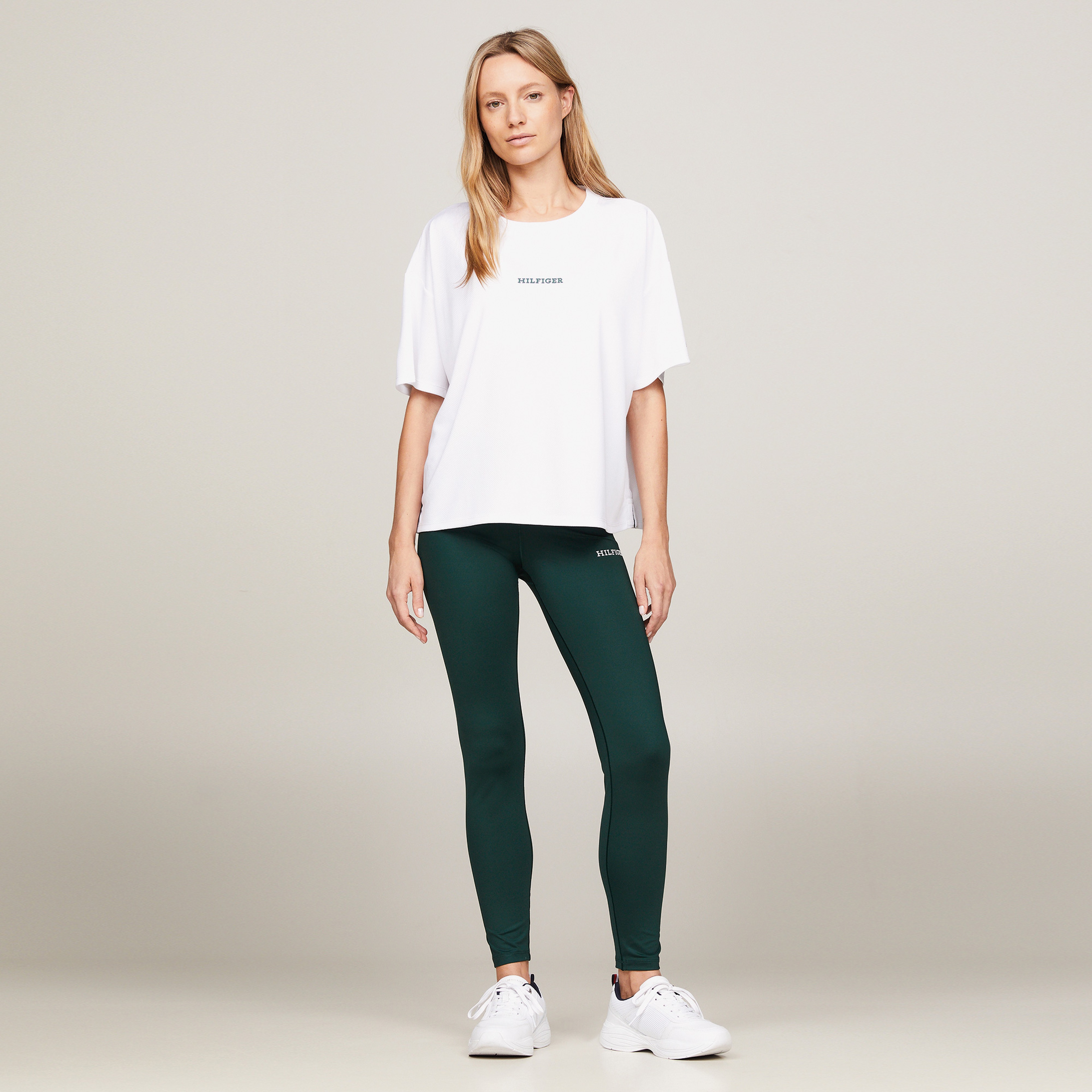 Tommy Hilfiger Kadın Beyaz Tshirt