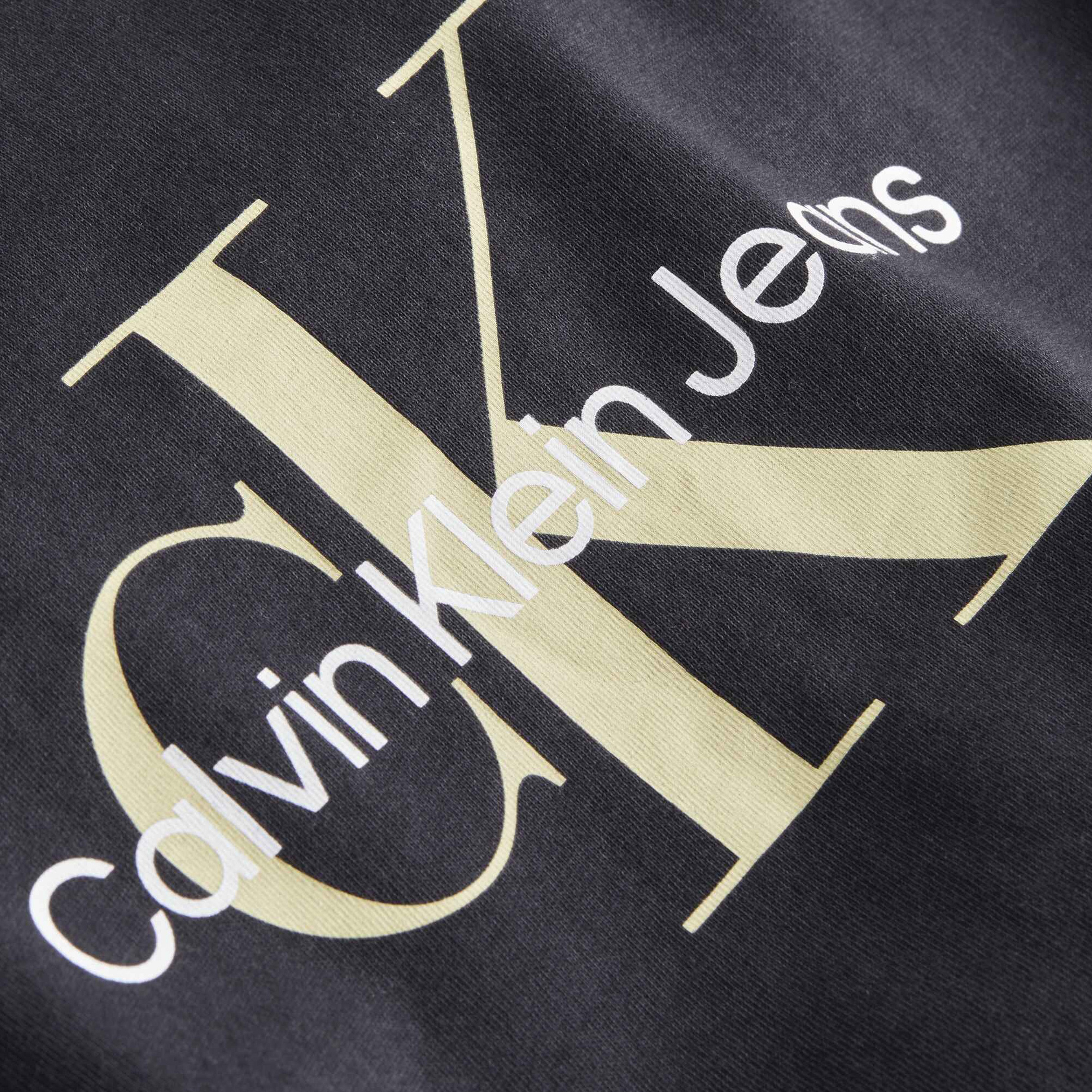 Calvin Klein Archival Monologo Erkek Siyah T-Shirt