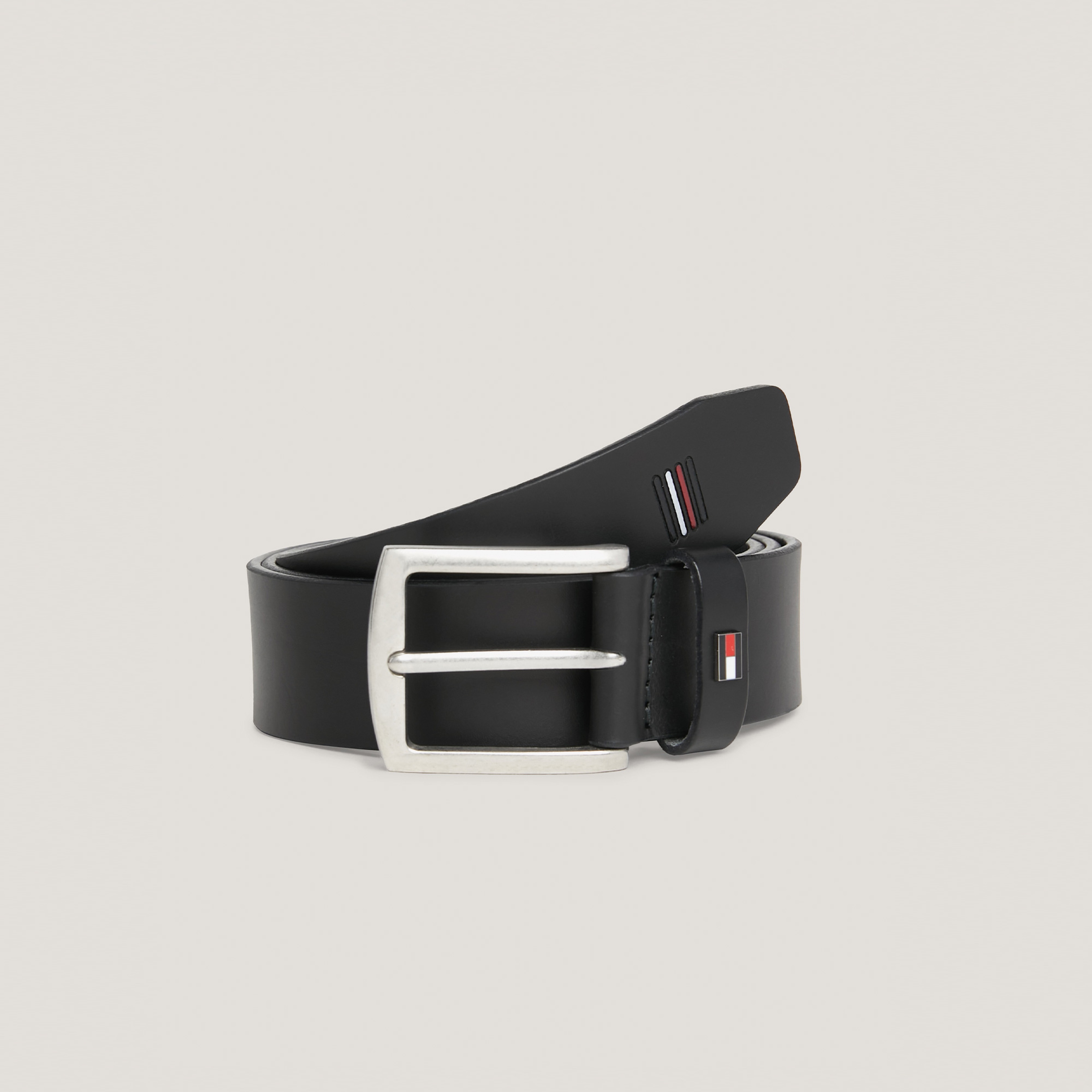 Tommy Hilfiger Denton 3.5 Erkek Siyah Kemer