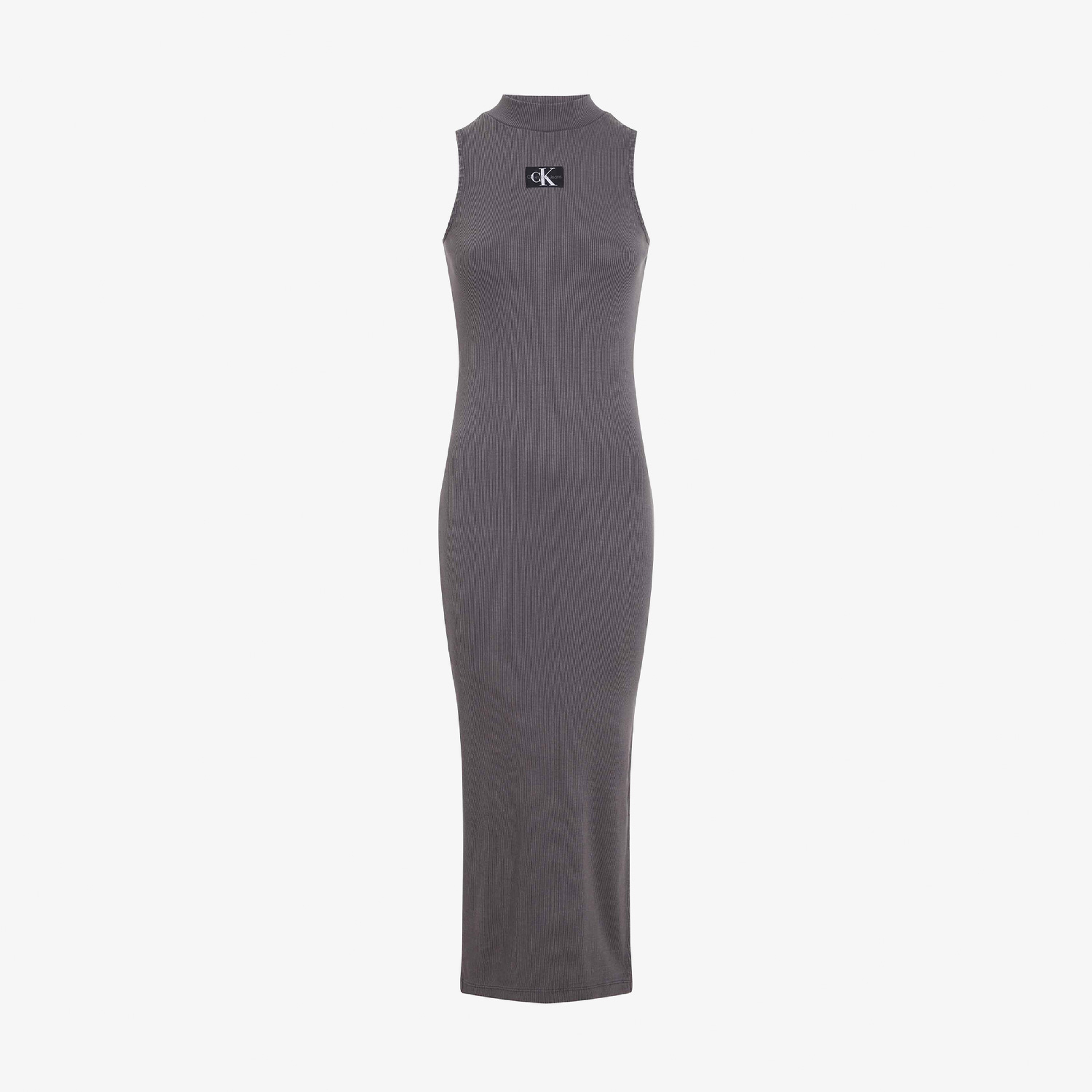 Calvin Klein Kadın Gri Elbise