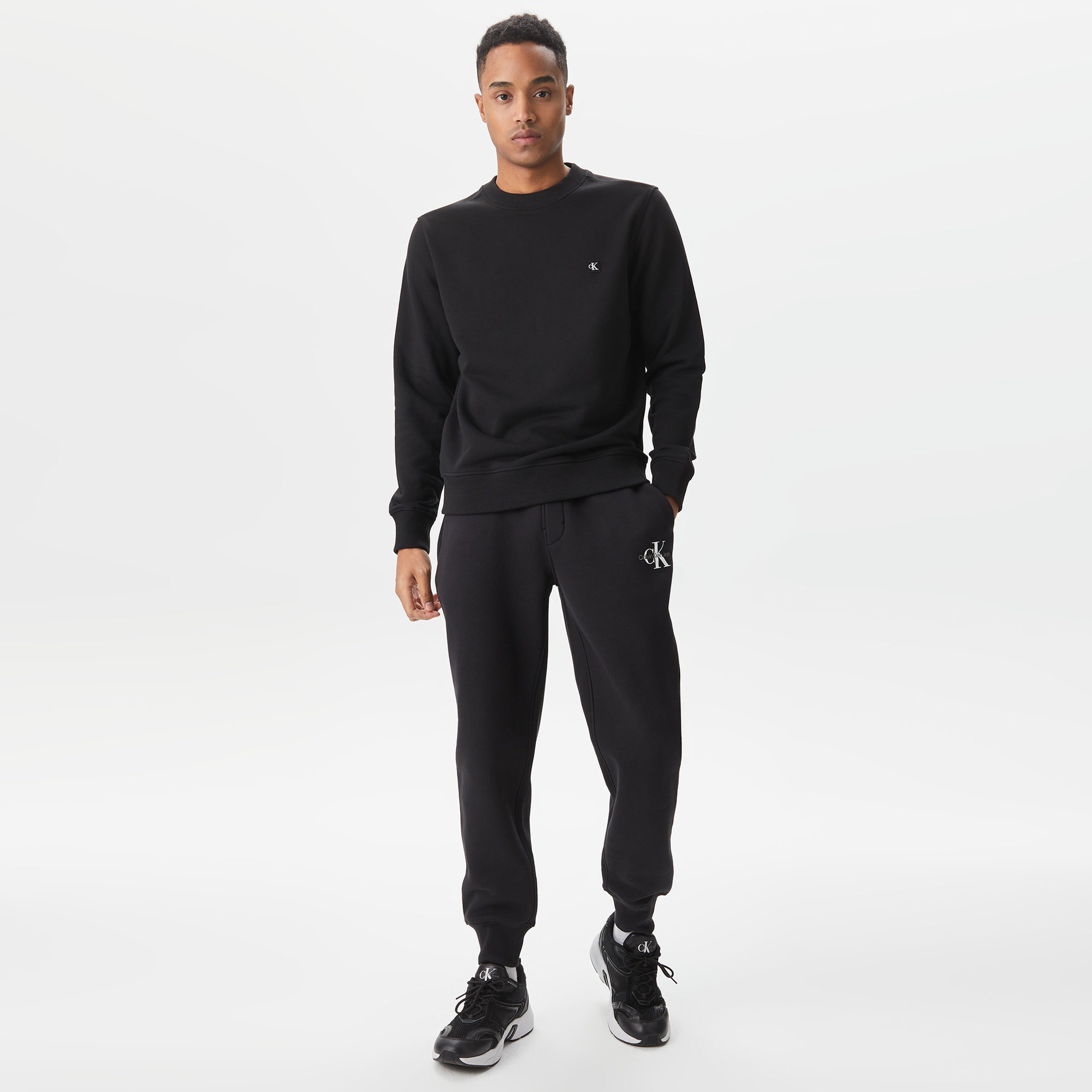 Calvin Klein Erkek Siyah Sweatshirt