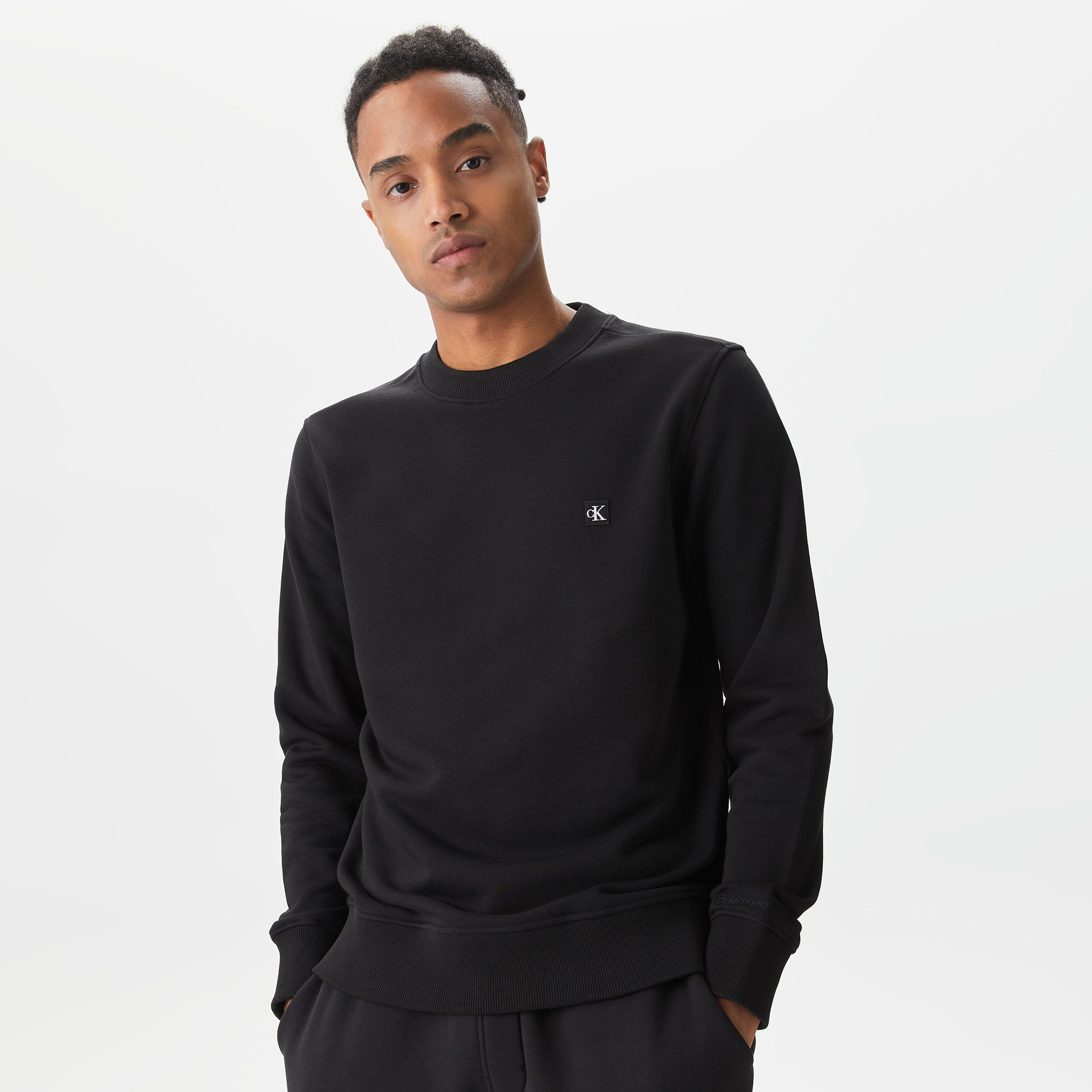 Calvin Klein Erkek Siyah Sweatshirt