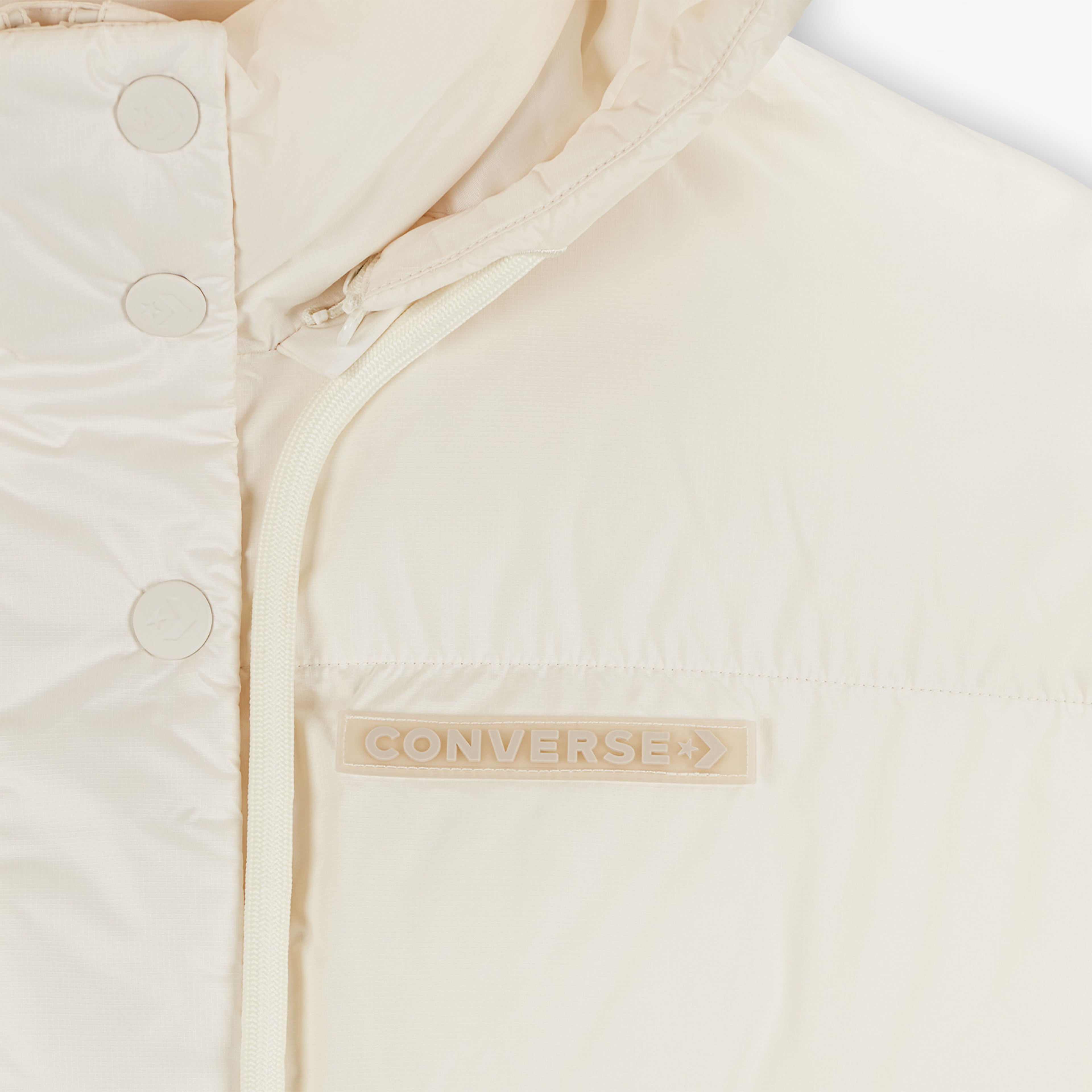 Converse Oversized Super Puffer Kadın Krem Mont