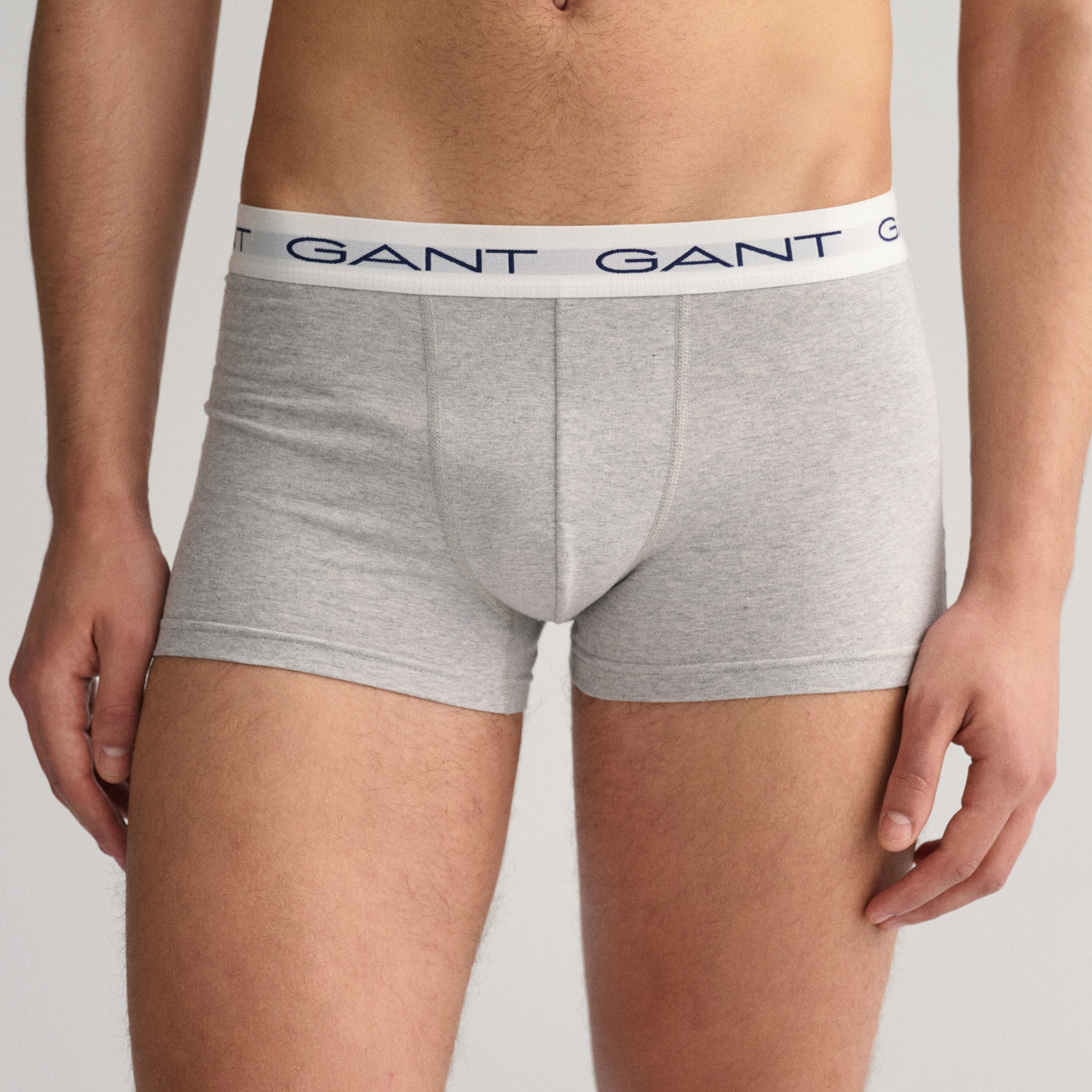 GANT Erkek Renkli Slim Fit Logolu 3'lü Boxer