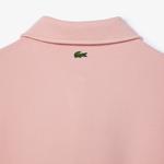 Kadın Polo Yaka Pembe Sweatshirt