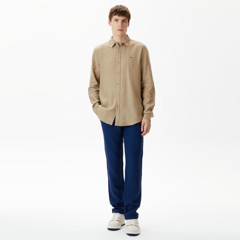 Erkek Slim Fit Chino Lacivert Pantolon