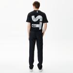 Erkek Slim Fit Chino Siyah Pantolon