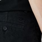 Erkek Slim Fit Chino Siyah Pantolon