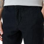 Erkek Slim Fit Chino Siyah Pantolon