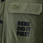 Erkek Regular Fit Baskılı Haki Gömlek