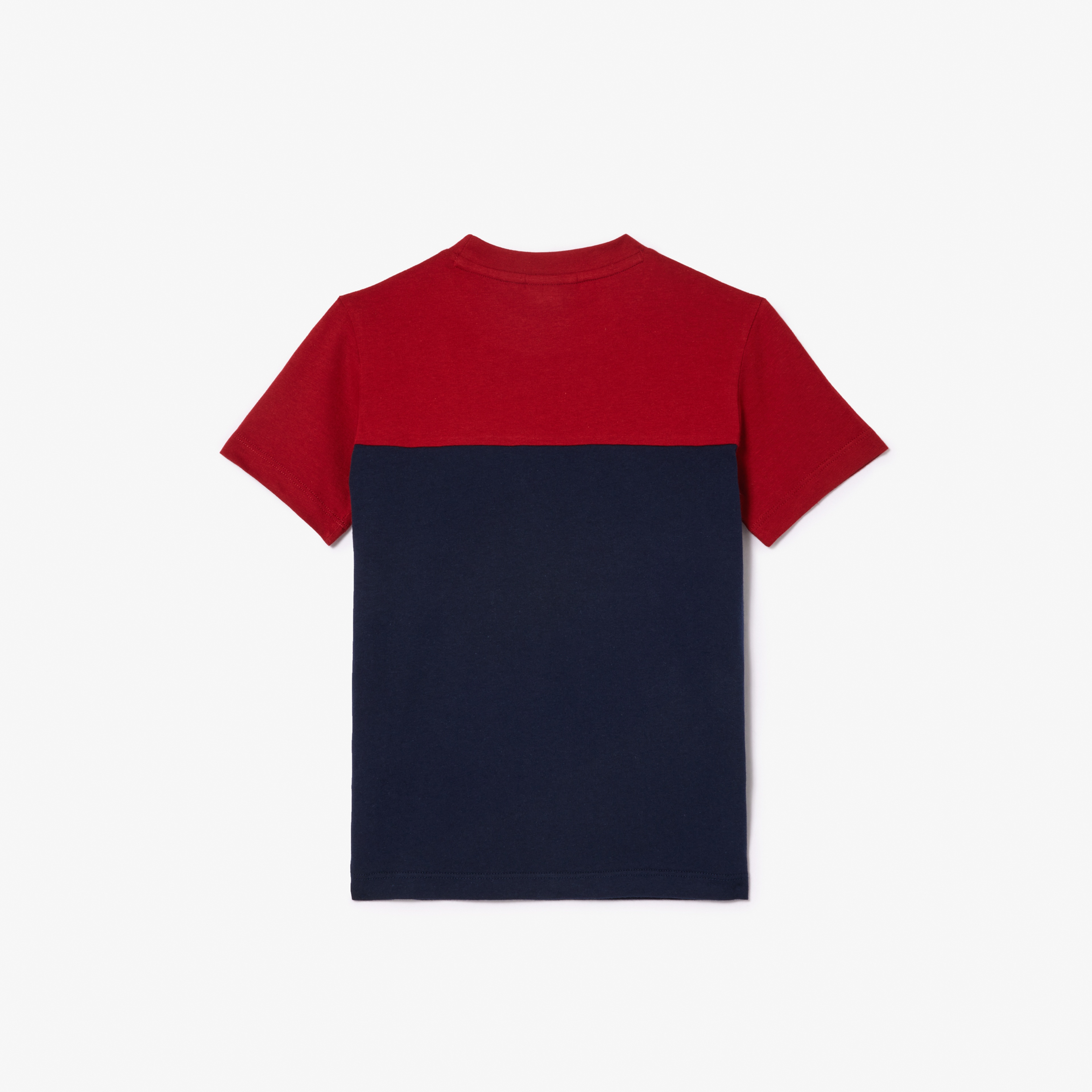 Çocuk Bordo Renk Bloklu T-shirt
