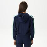 Kadın Relaxed Fit Kapüşonlu Lacivert Sweatshirt