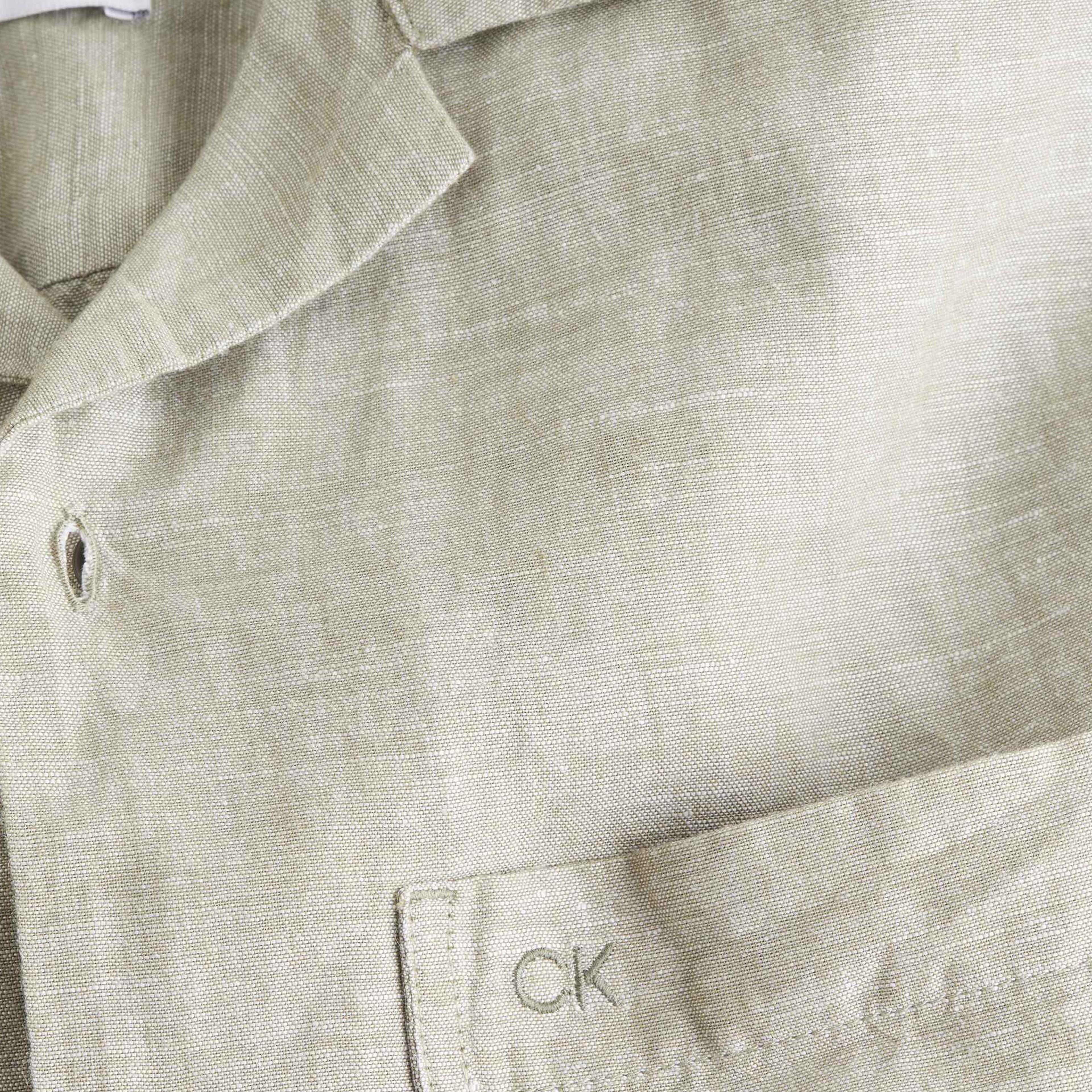 Calvin Klein Erkek Yeşil Gömlek