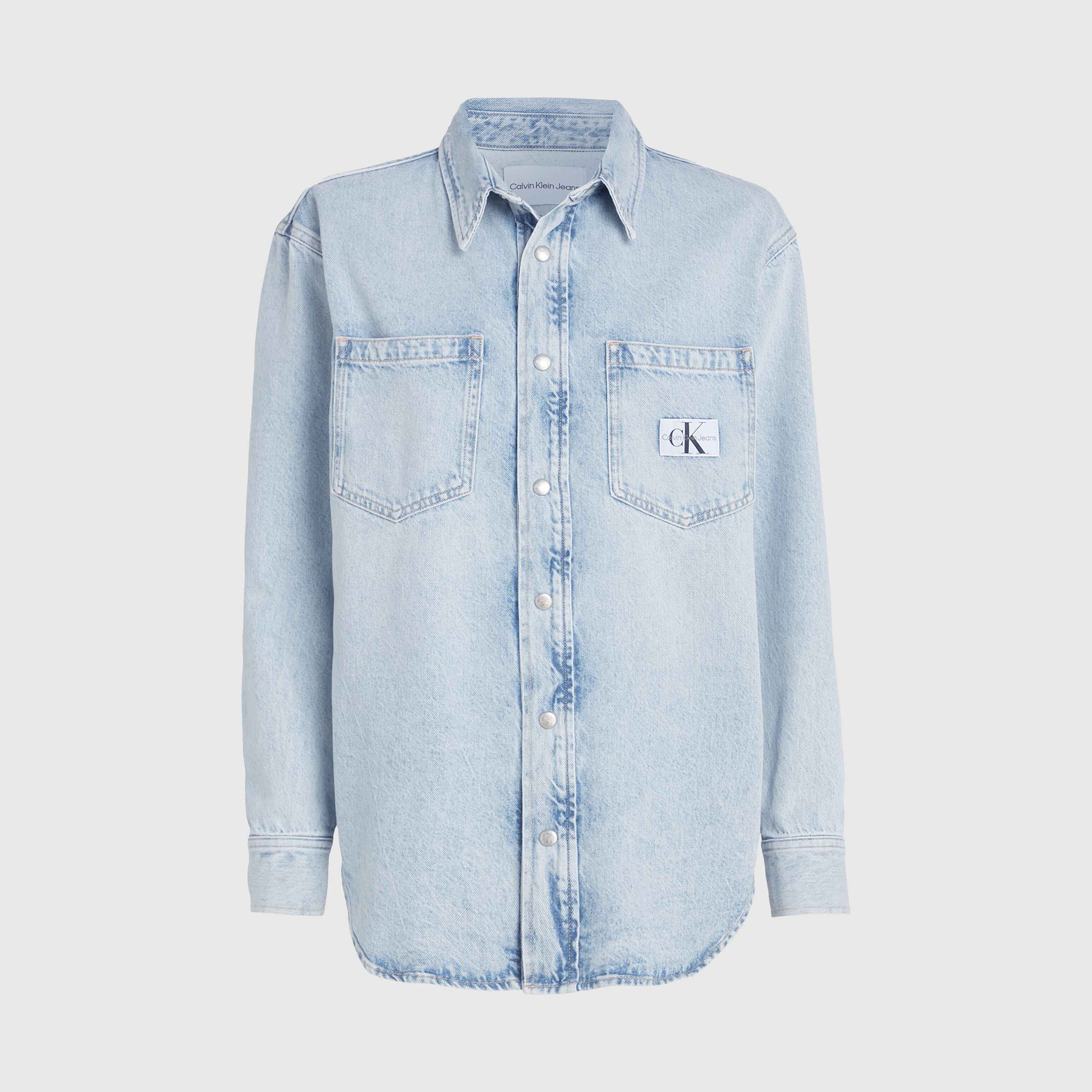 Calvin Klein Kadın Mavi Gömlek
