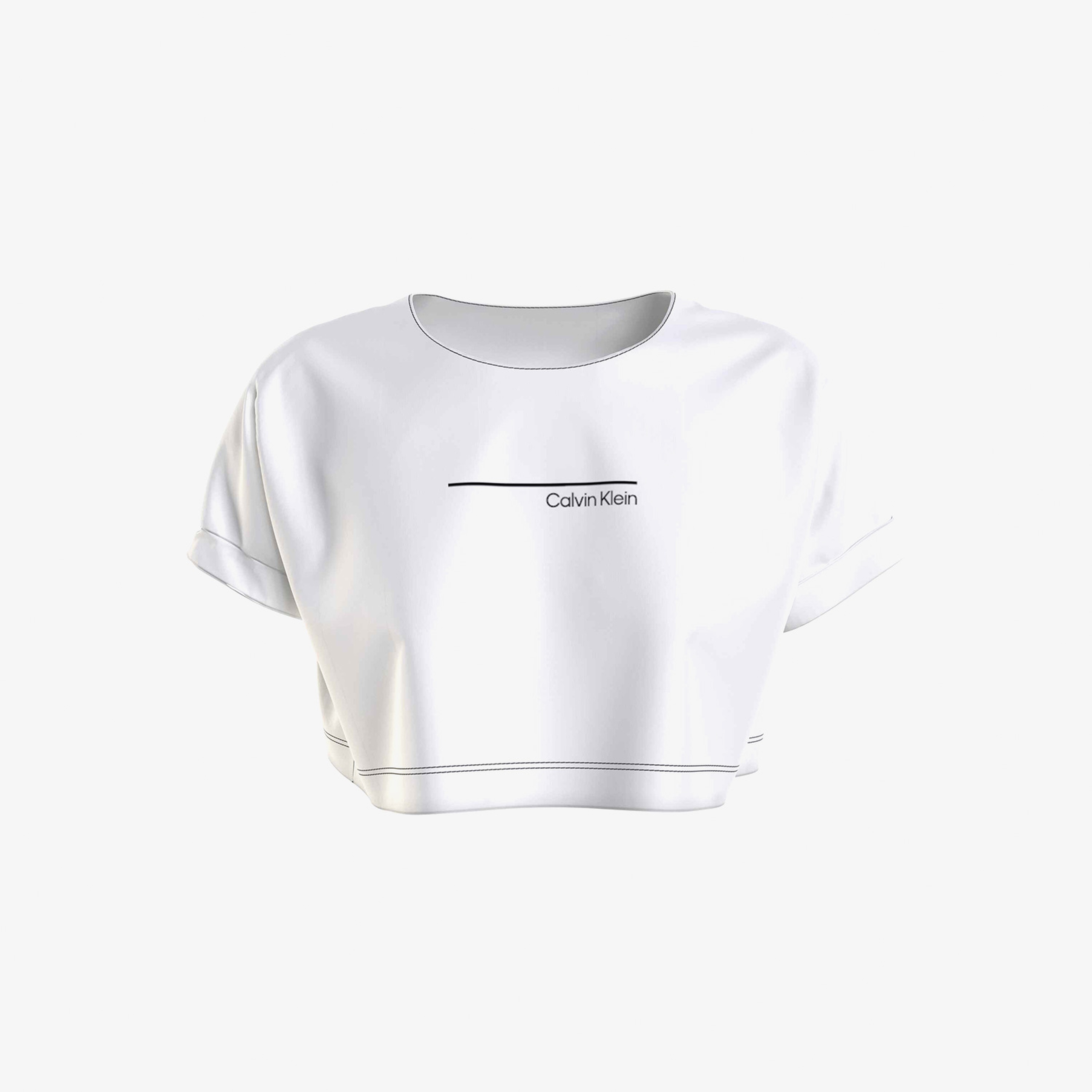 Calvin Klein Kadın Beyaz Tshirt