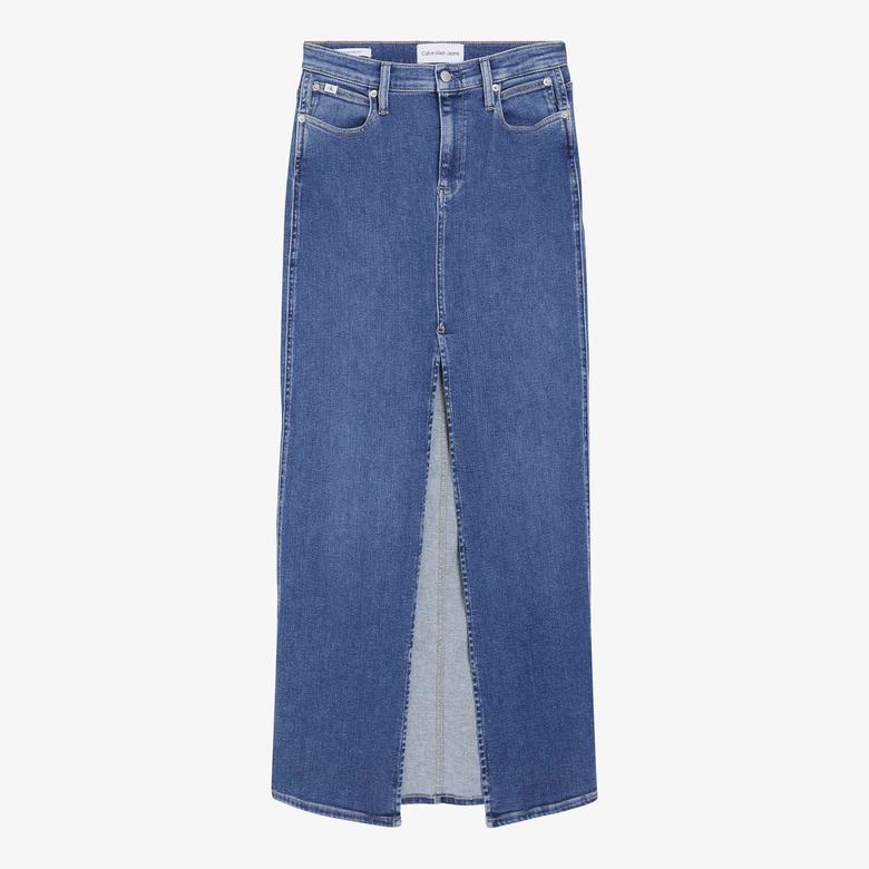 Calvin Klein Kadın Mavi Etek