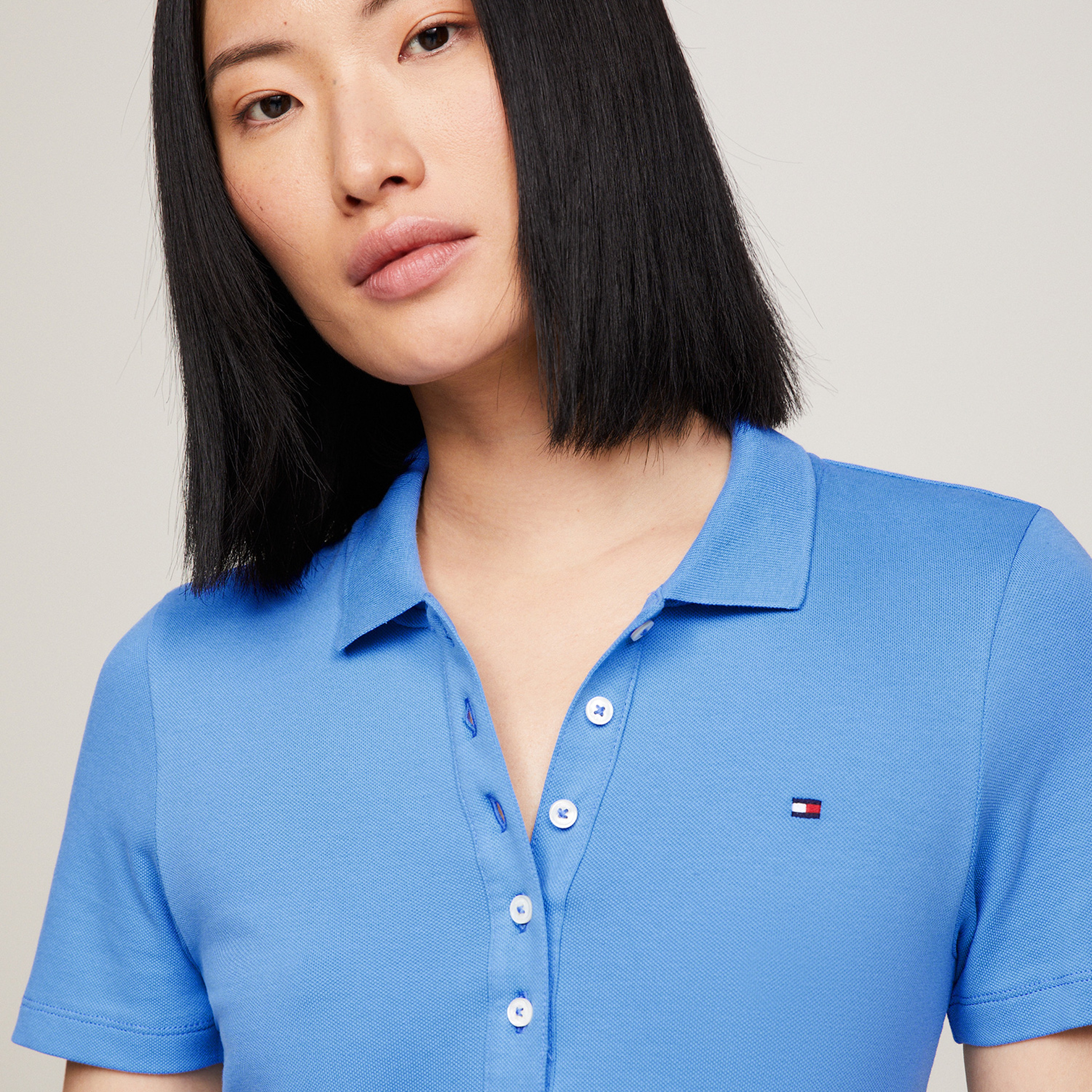 Tommy Hilfiger Kadın Mavi Elbise