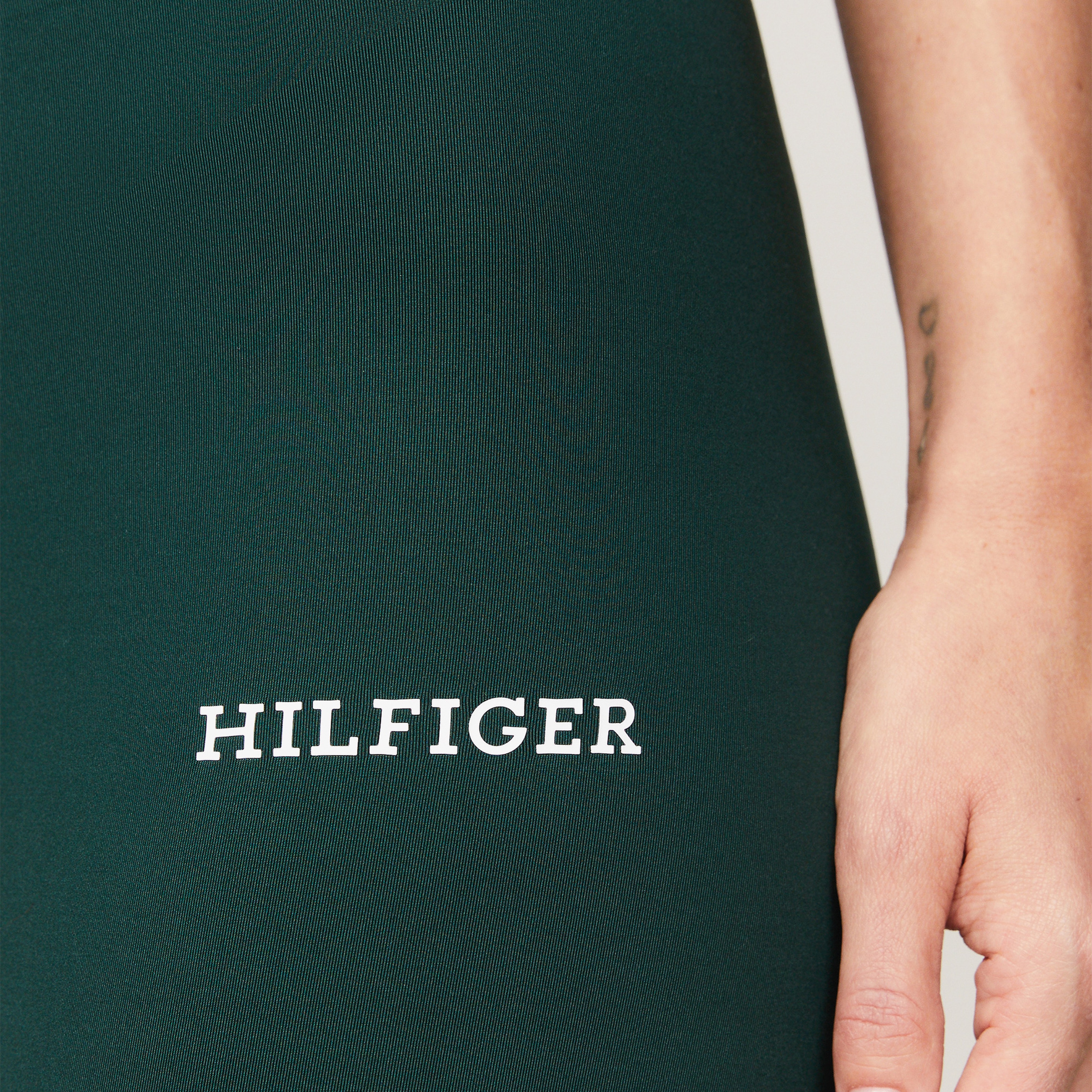 Tommy Hilfiger Kadın Yeşil Tayt