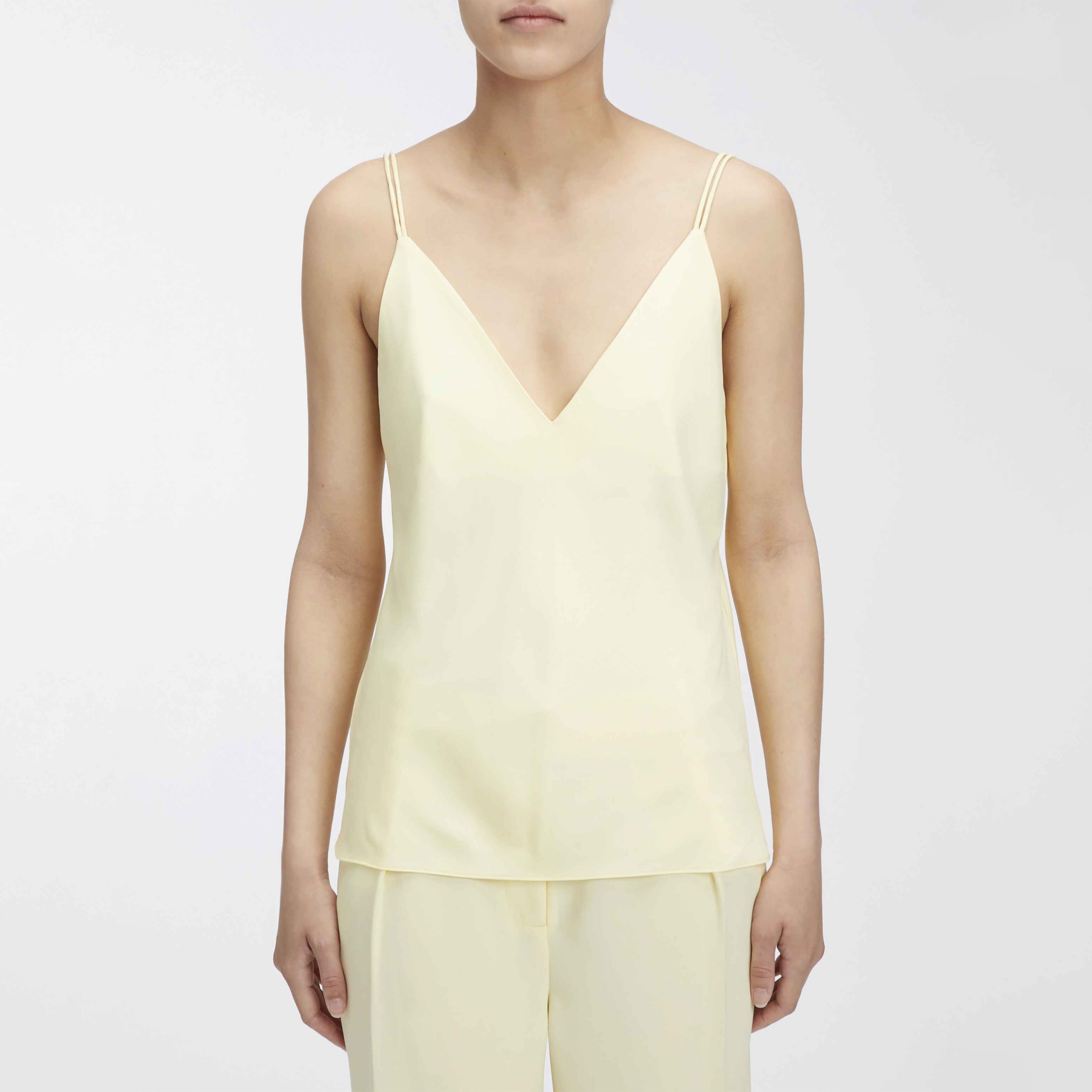 Calvin Klein Kadın Sarı Tshirt