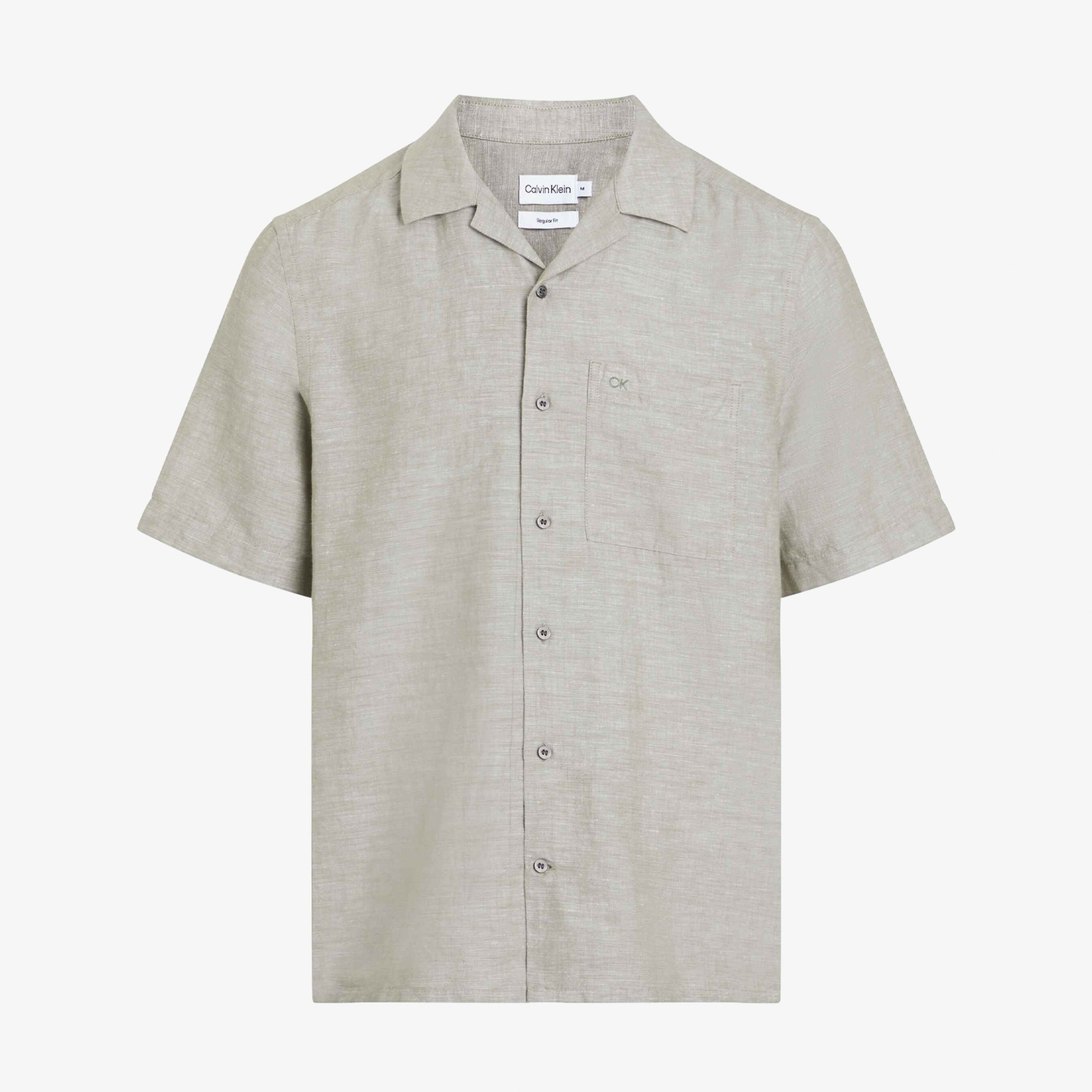 Calvin Klein Erkek Yeşil Gömlek