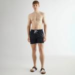 GANT Erkek Siyah Regular Fit Logolu Mayo Şort