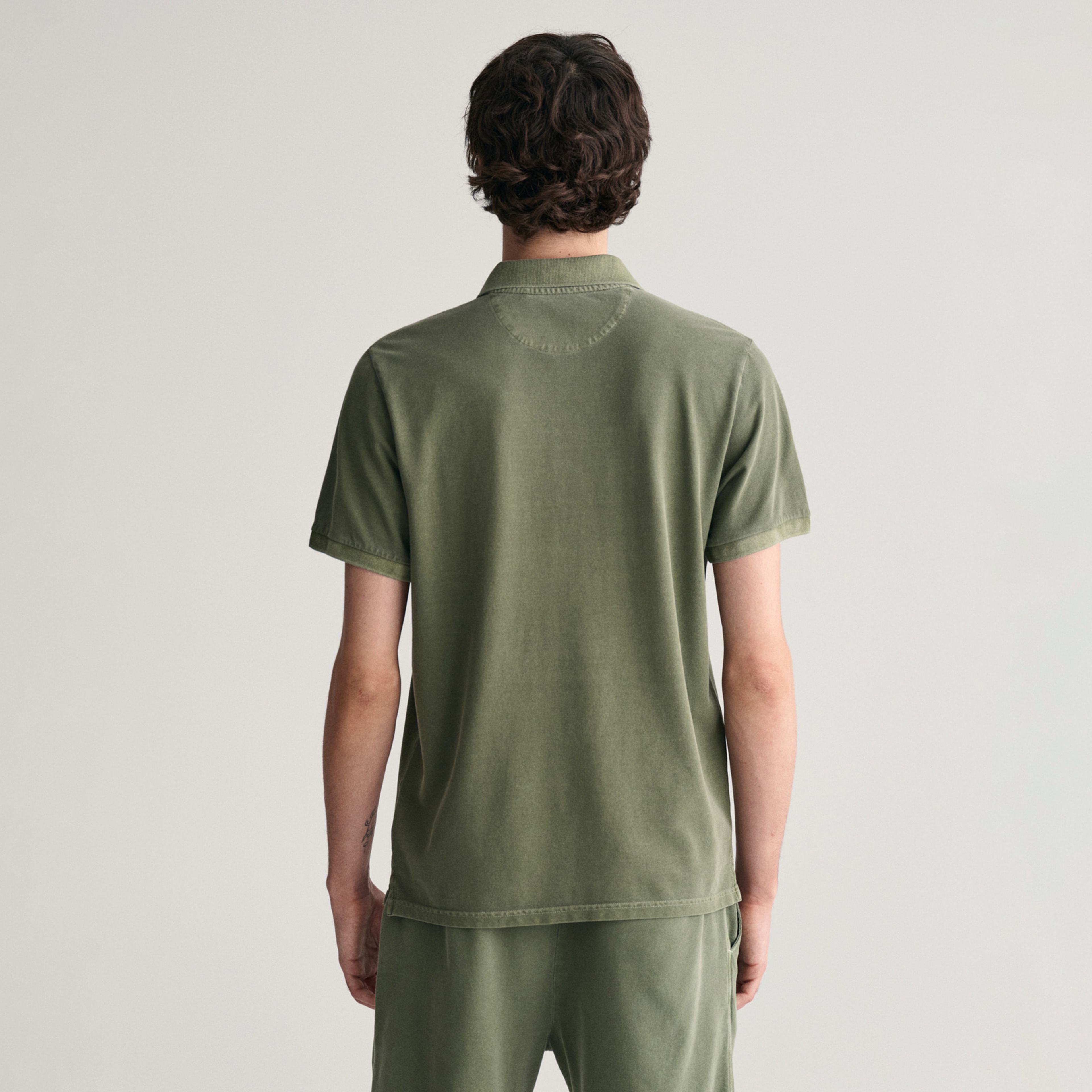 GANT Erkek Yeşil Regular Fit Logolu Polo